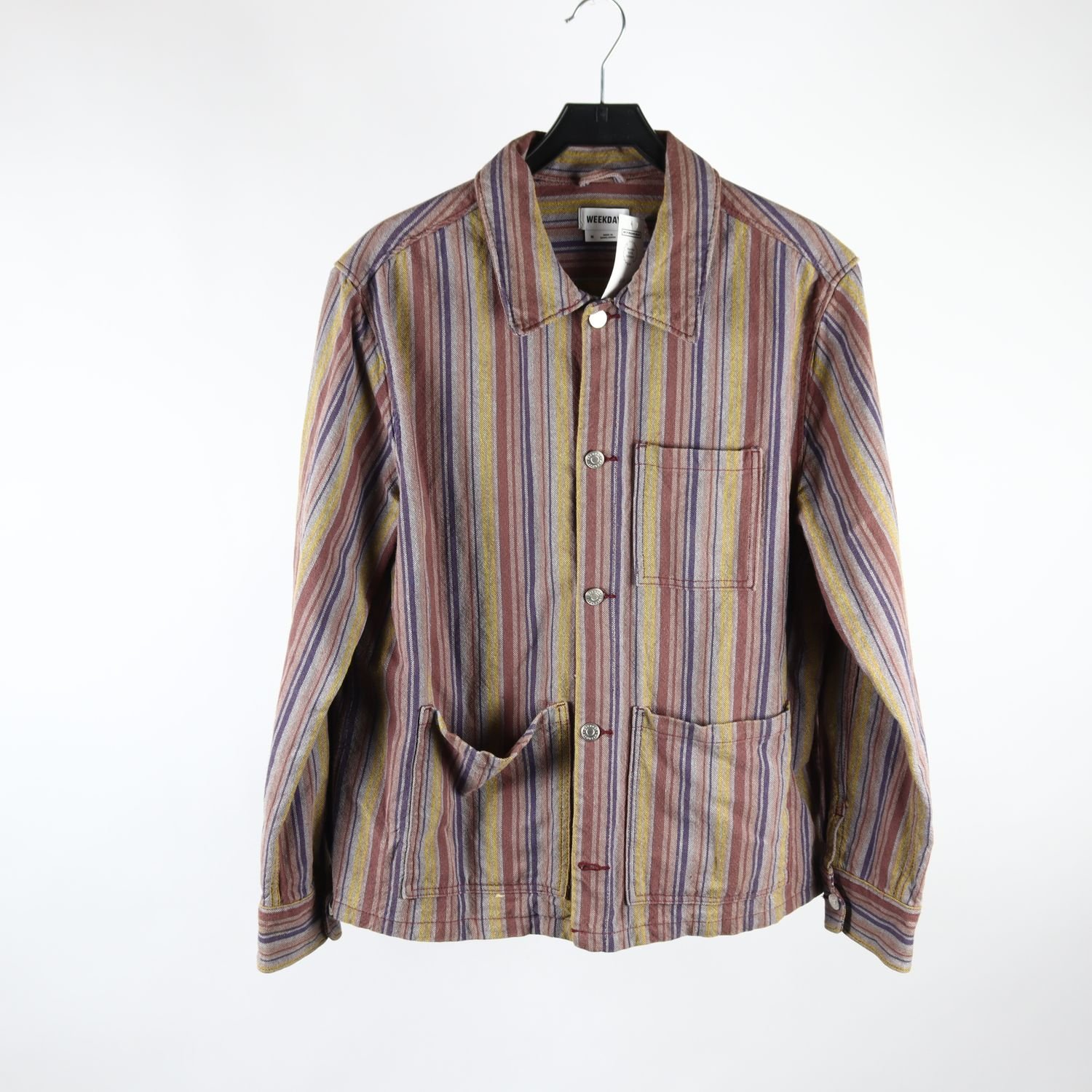 Overshirt, Weekday, flerfärgad, randig, stl. M