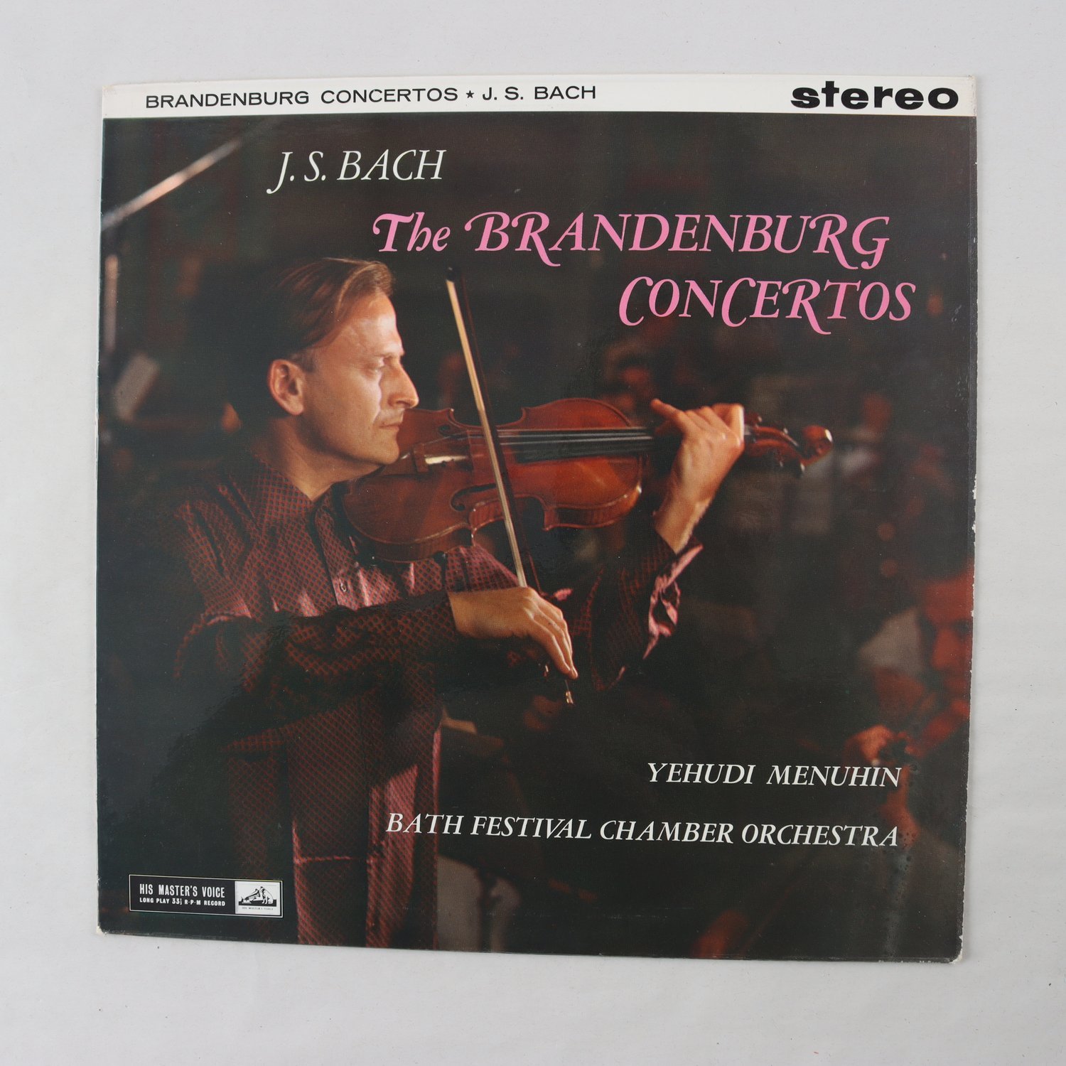 LP J.S. Bach, Yehudi Menuhin, The Brandenburg Concertos