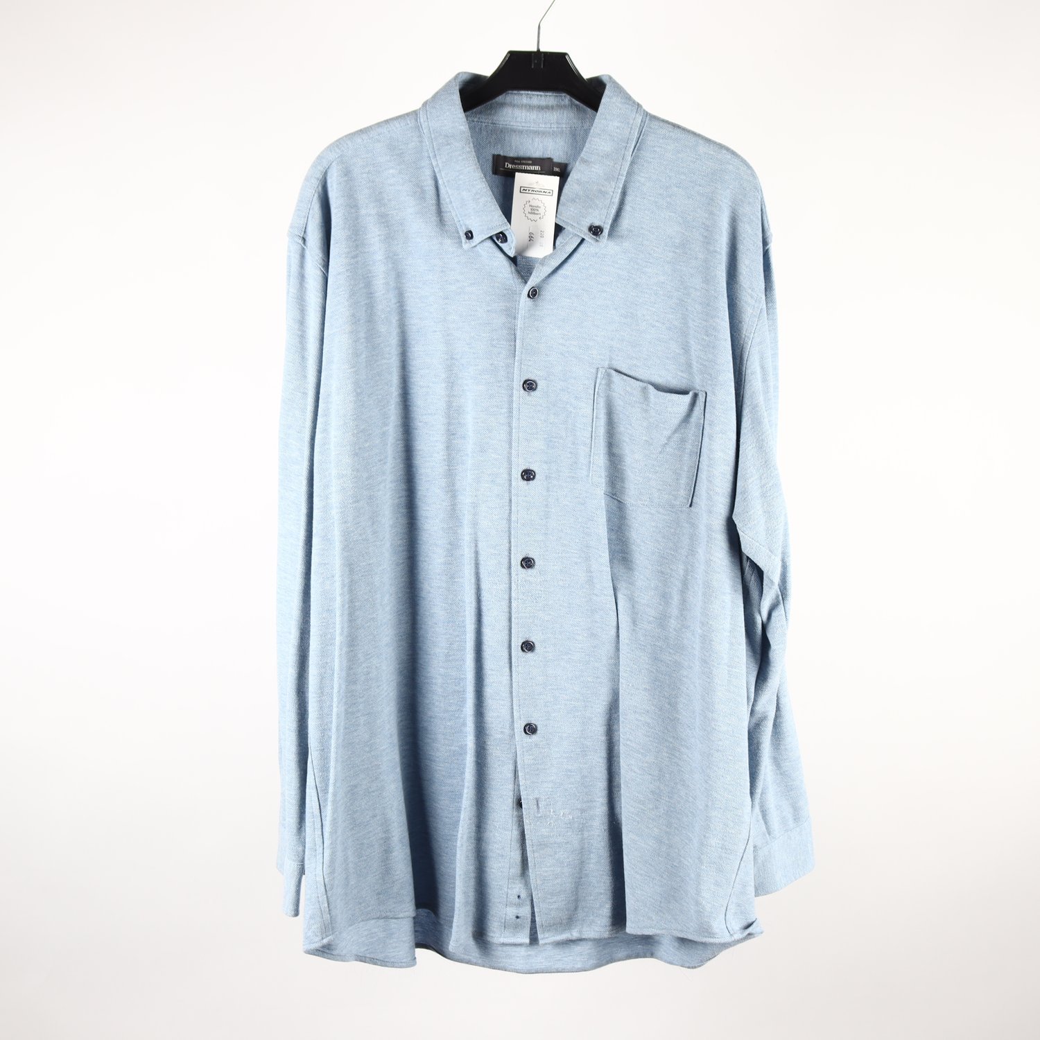 Tröja, Dressman, blå, stl. 3XL
