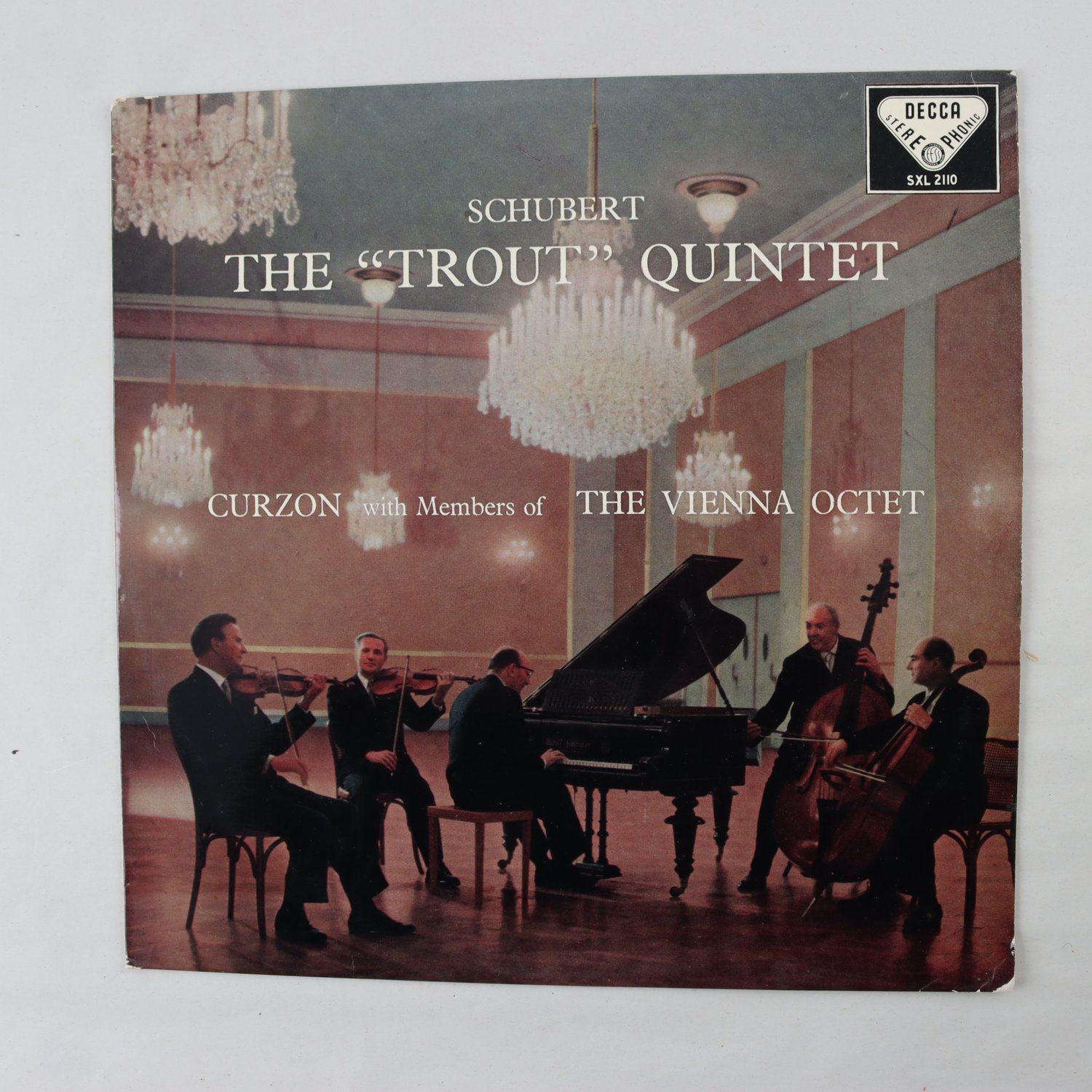 LP Schubert, Curzon With Members Of The Vienna Octet, The ”Trout” Quintet