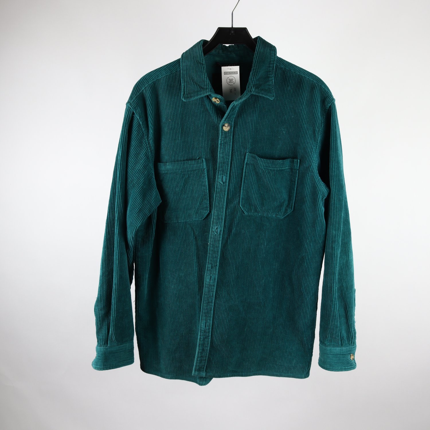 Skjorta, Pull & Bear, turkos, manchester, stl. L