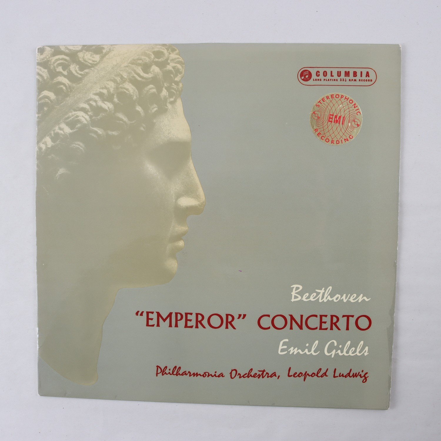 LP Beethoven, Emil Gilels, Philharmonia Orchestra, ”Emperor” Concerto