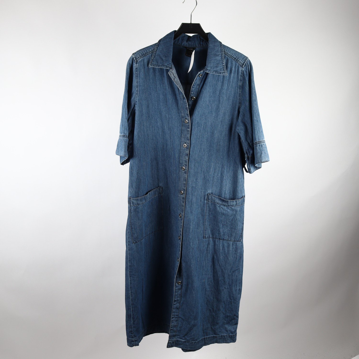 Klänning, Lindex, jeans, blå, oversize, stl. S