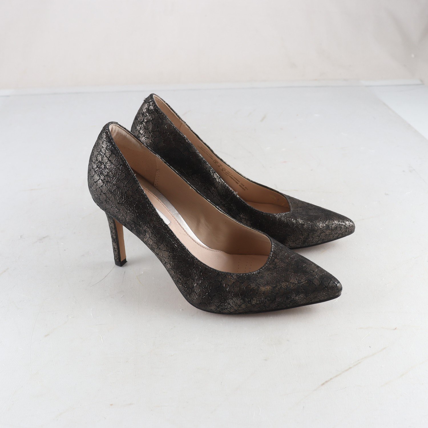 Pumps, Clarks, läder, stl. 37.5