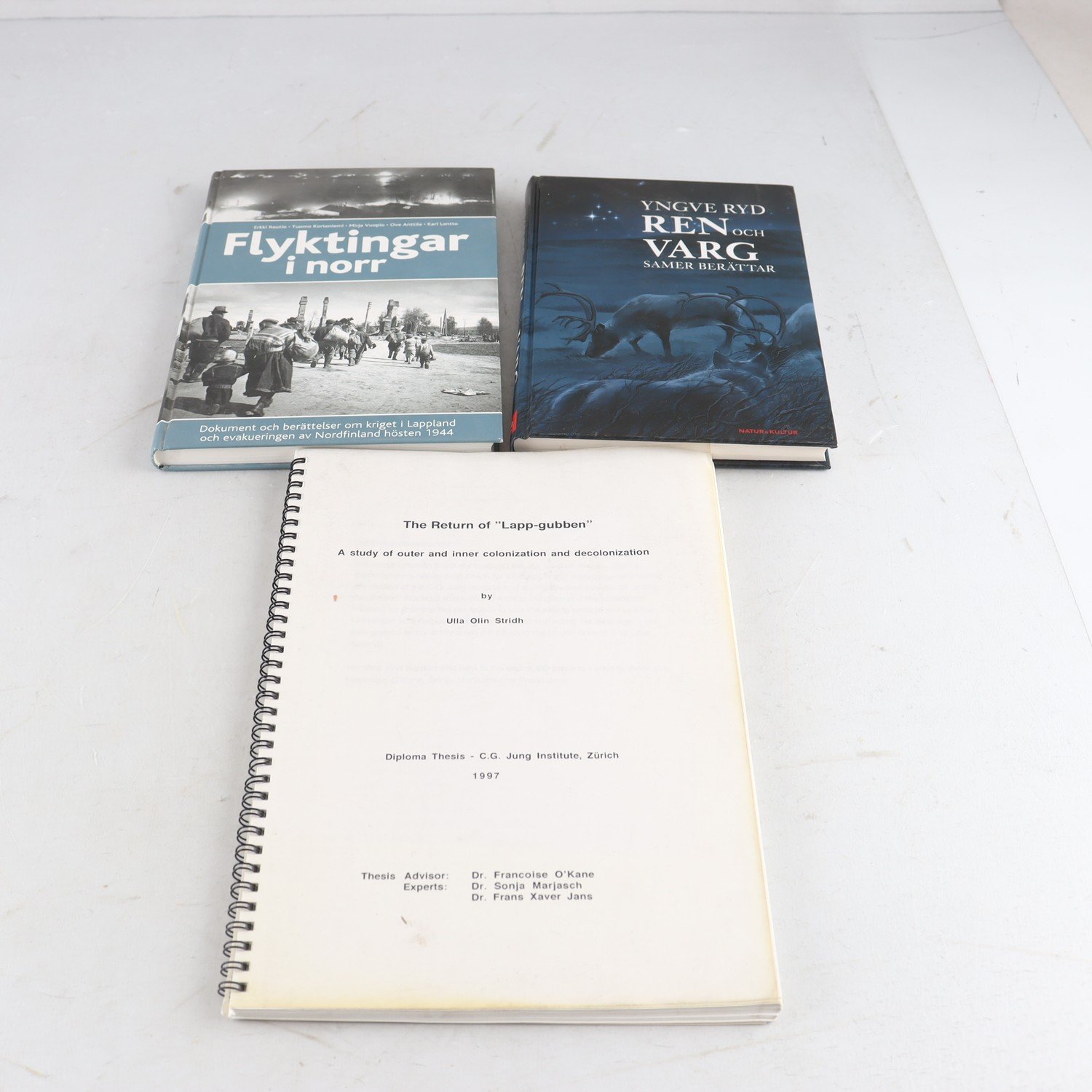 Bokpaket om lappländsk historia och samisk kultur, 3 vol.