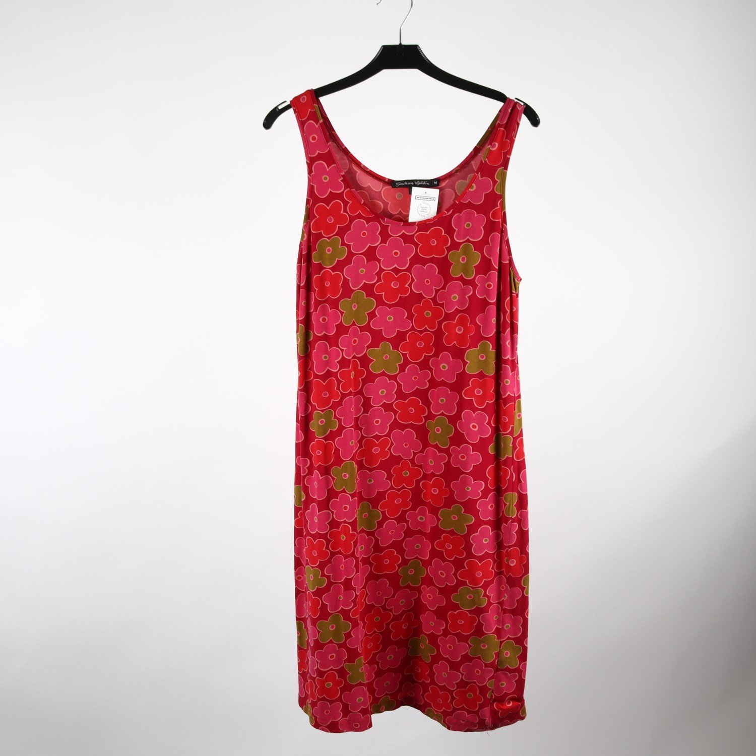 Klänning, Gudrun Sjödén, blommig, rosa, stl. M