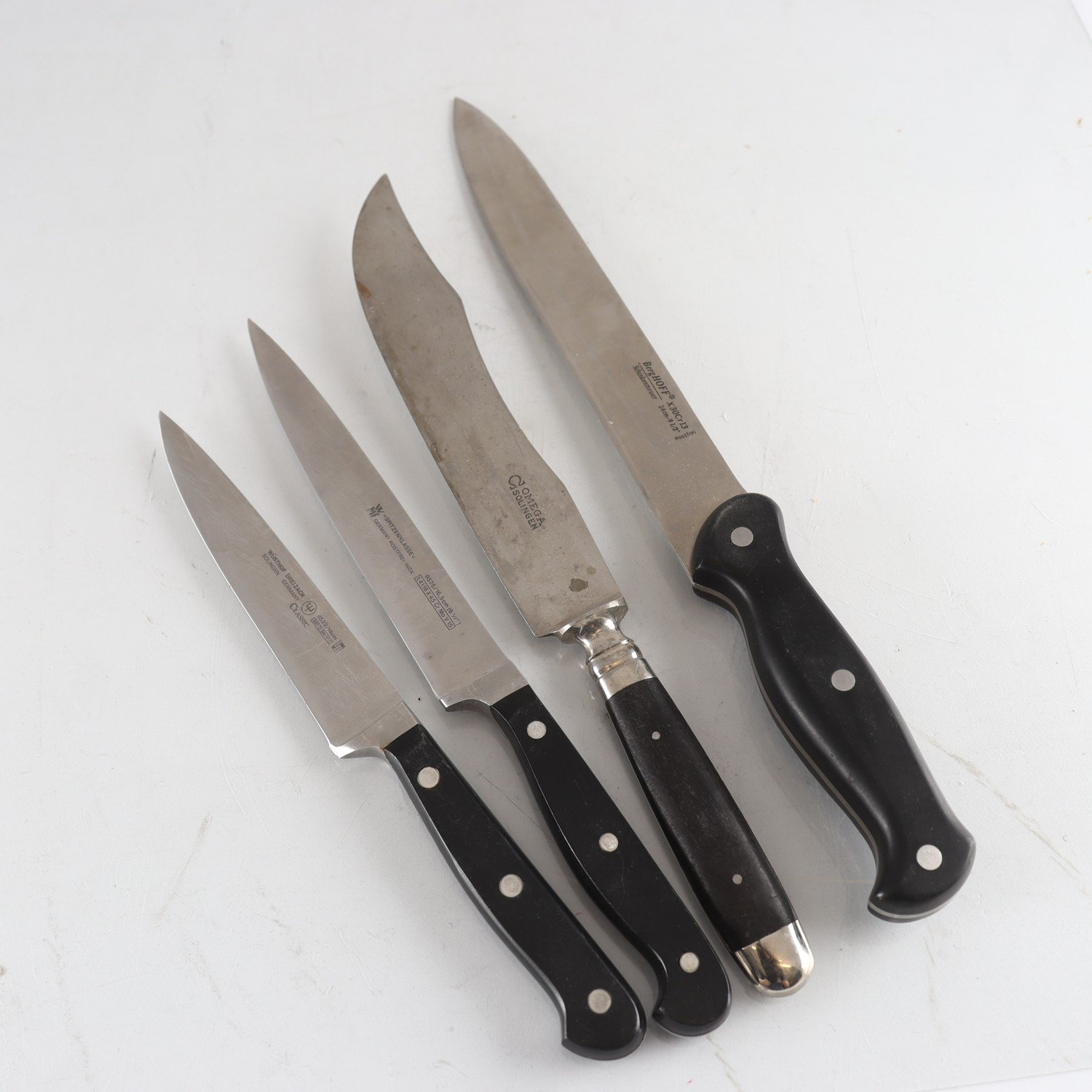 Köksknivar, Solingen, WMF, Berg Hoff, Tyskland. Samfraktas ej.