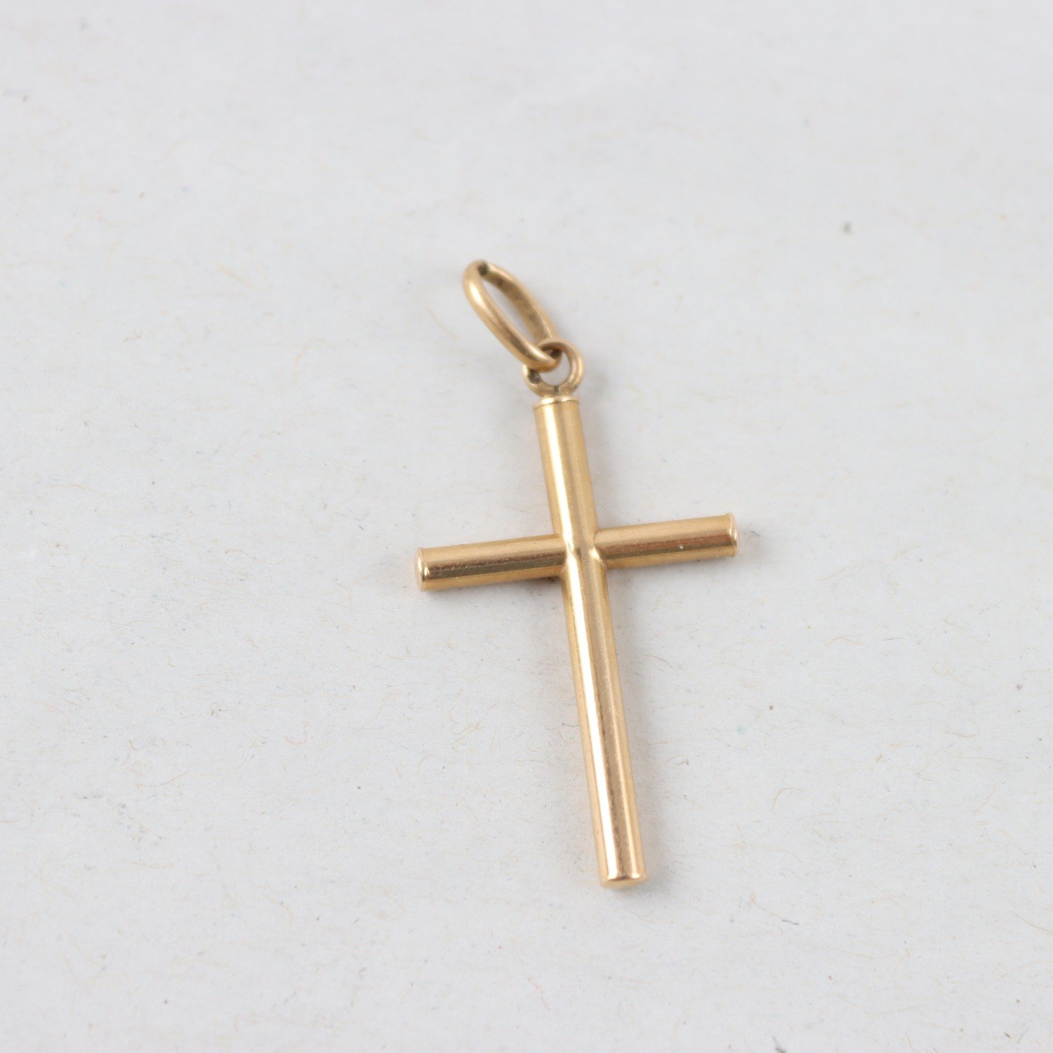 Hänge, Guld 18k, Kors, Vikt: 1,2g