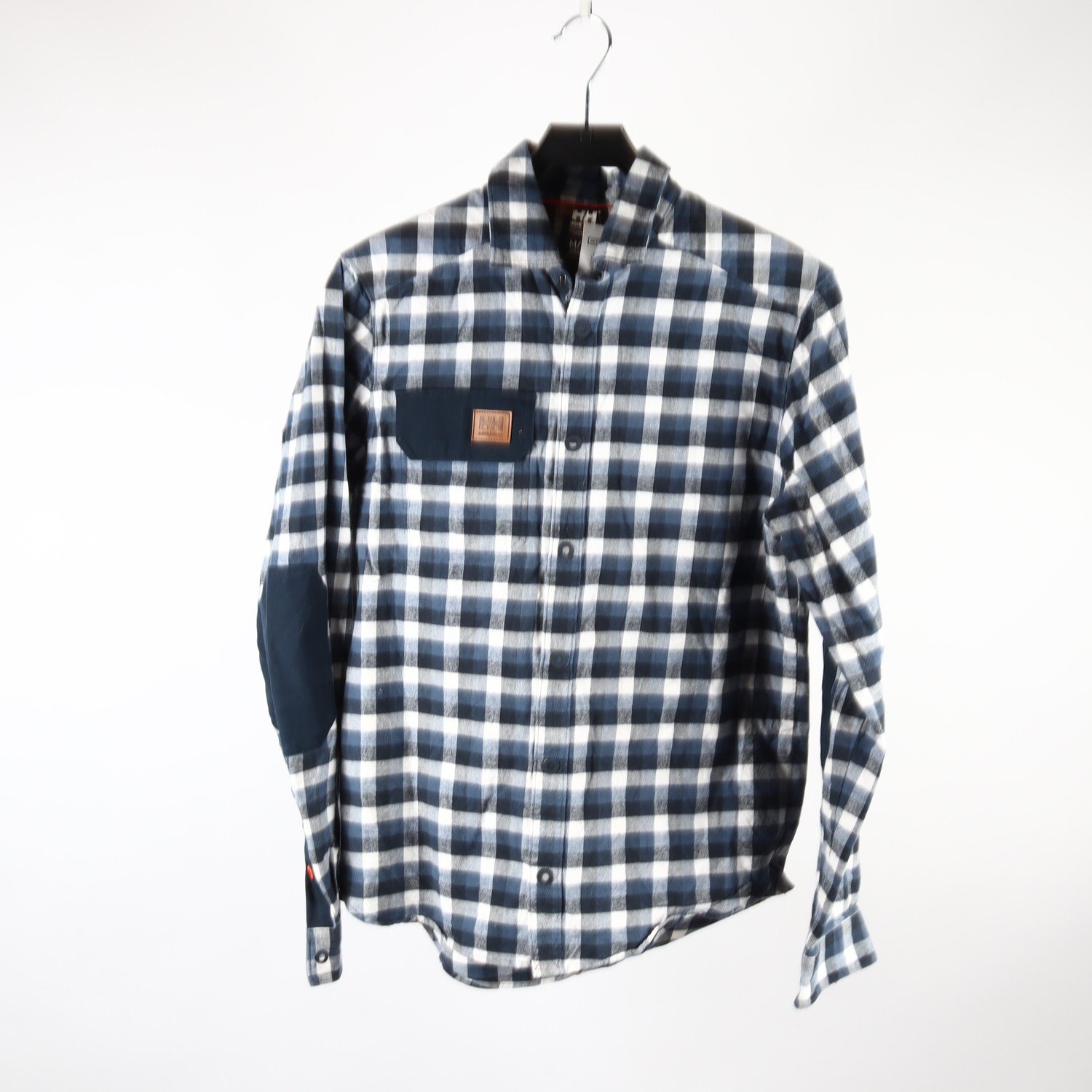 Skjorta, workwear Helly Hansen, blå, vit, rutig, stl. M