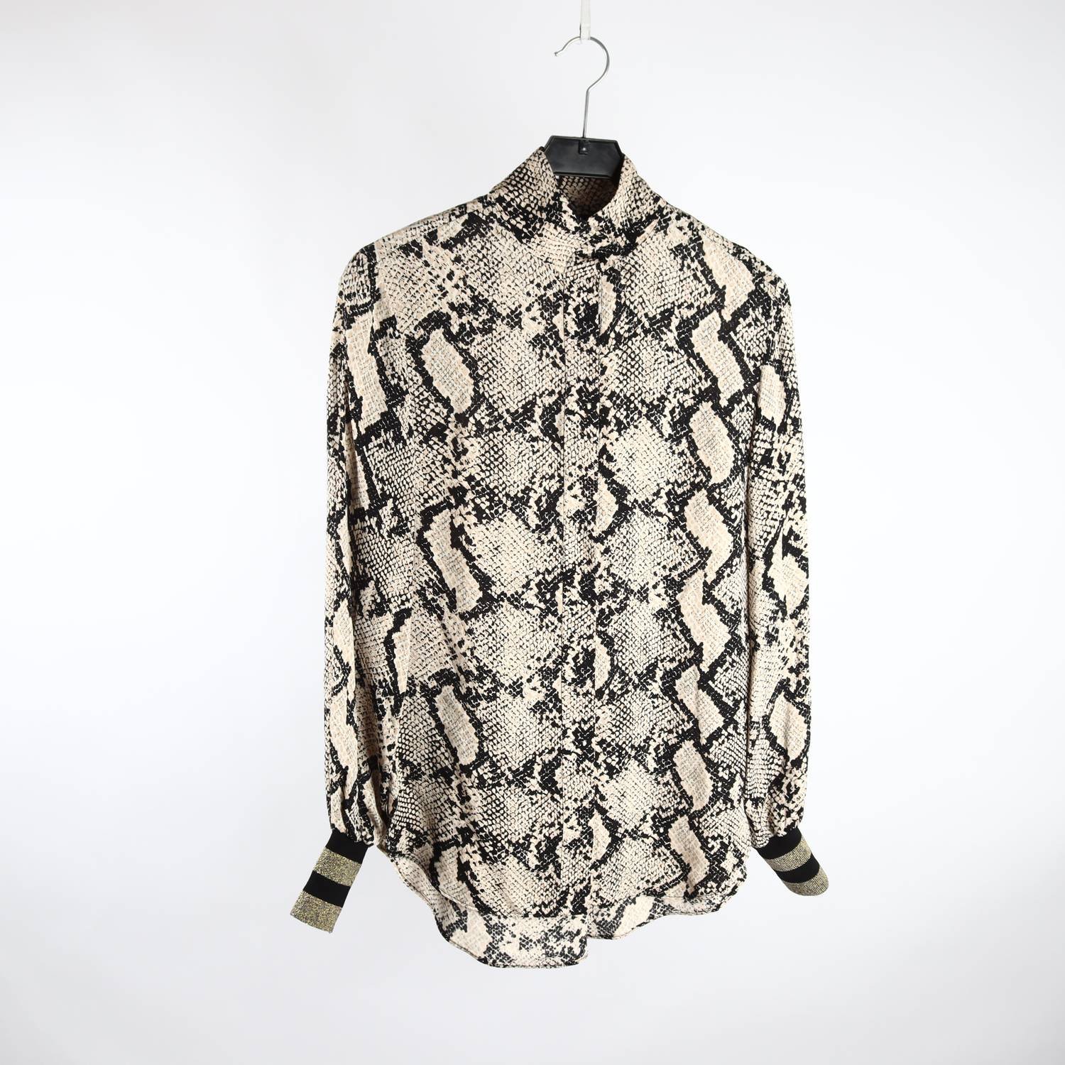 Blus, By Malene Birger, mönstrad, stl ca. XS
