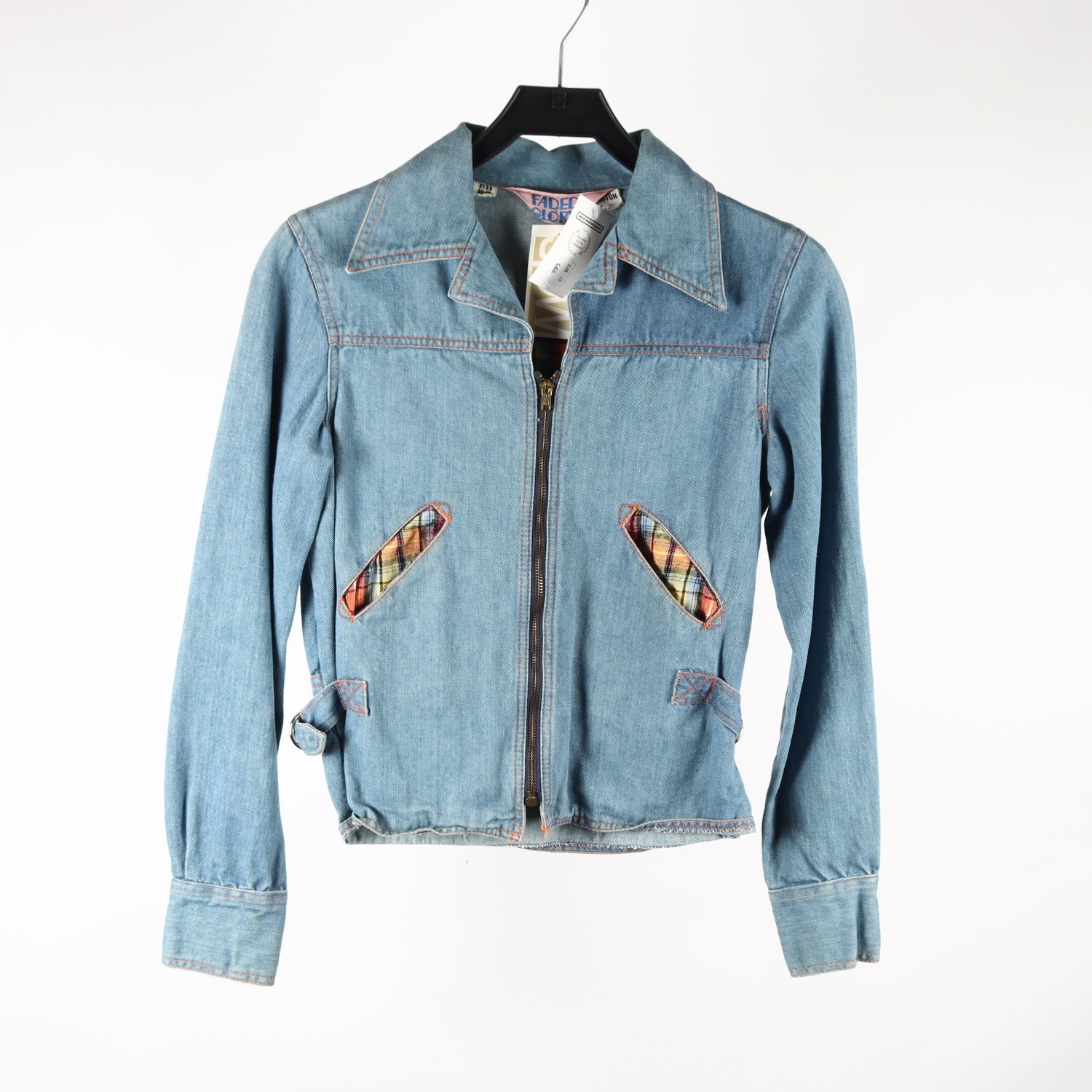 Jeansjacka, Faded Glory, blå, retro, stl. ca. XS