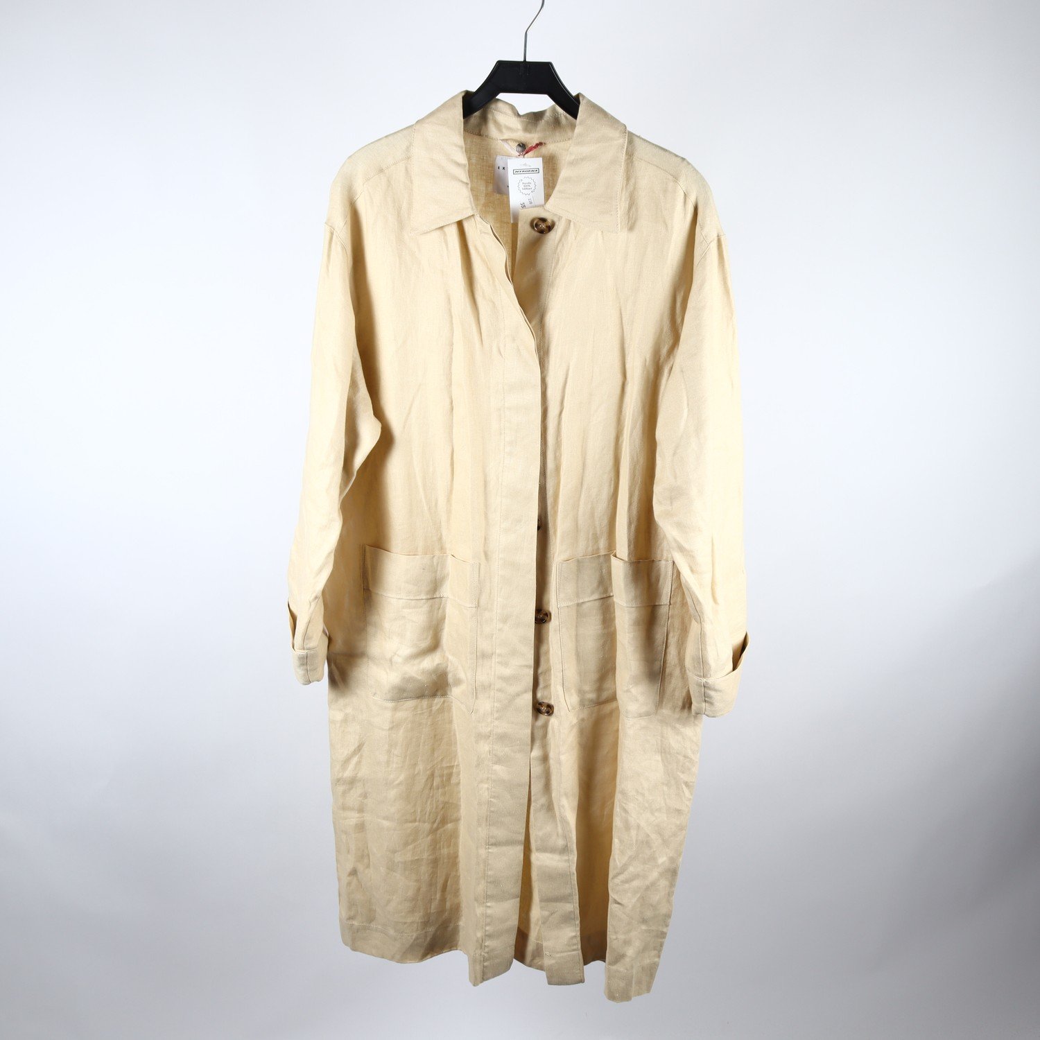 Sommarkappa, Extended, Lindex, beige, lin, stl. M