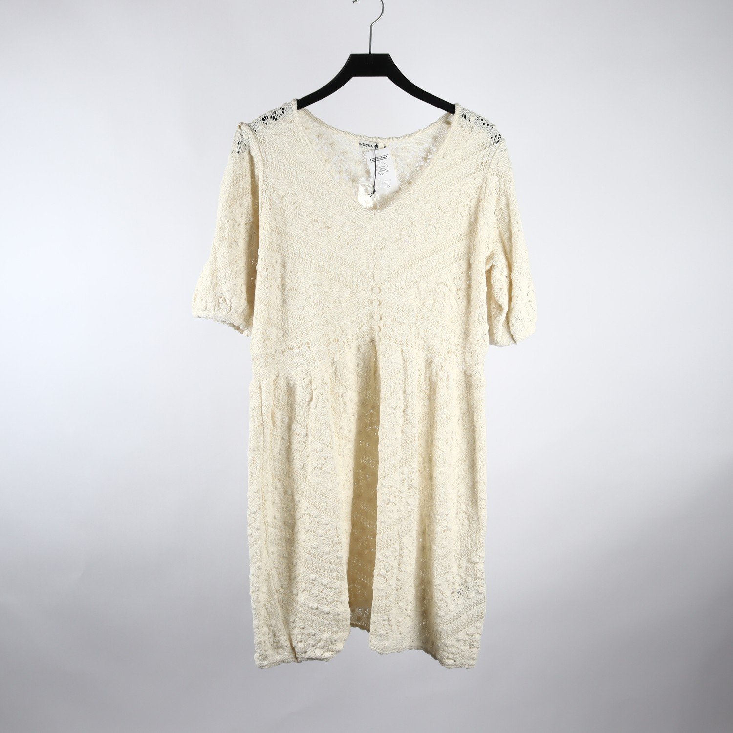 Klänning, Indiska, offwhite stl. XL