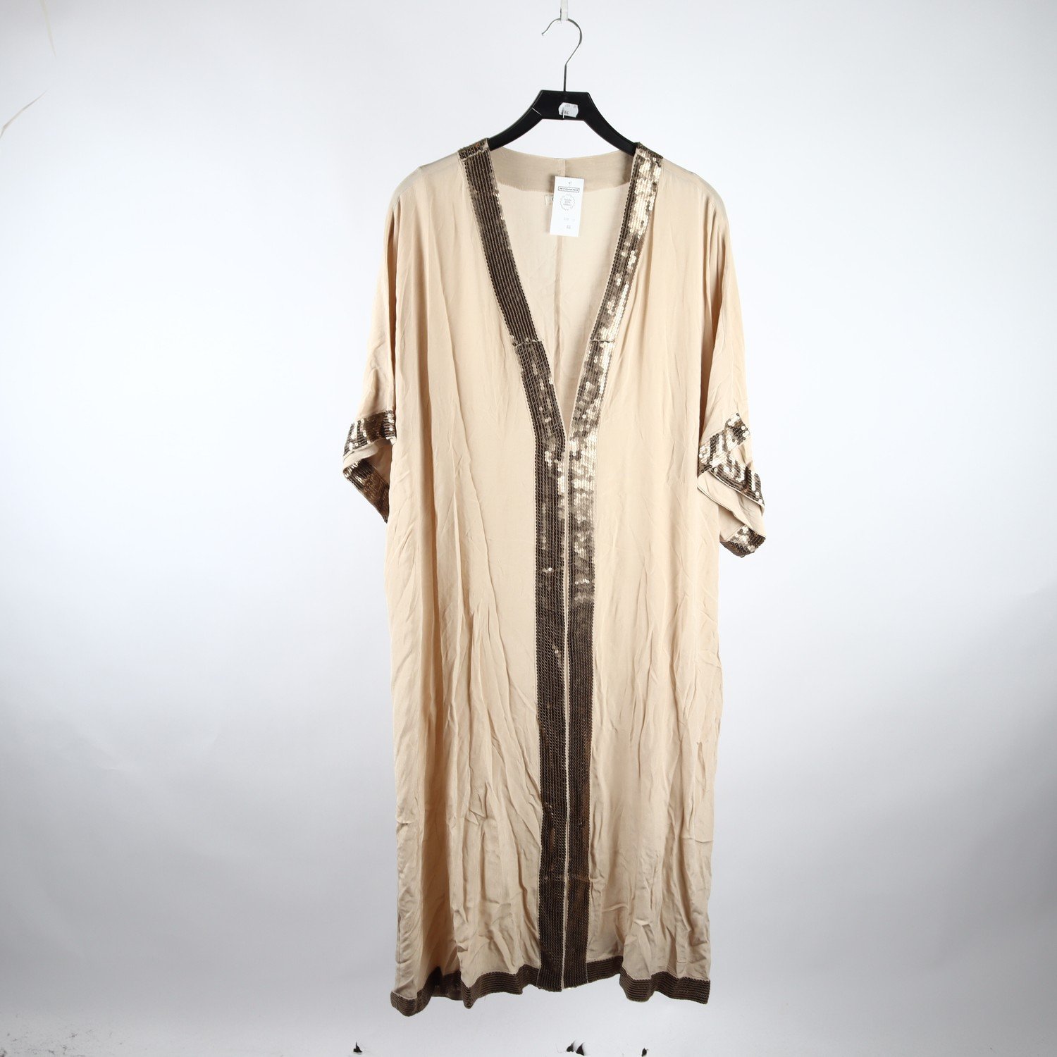 Klänning/kaftan, beige, stl. M/L
