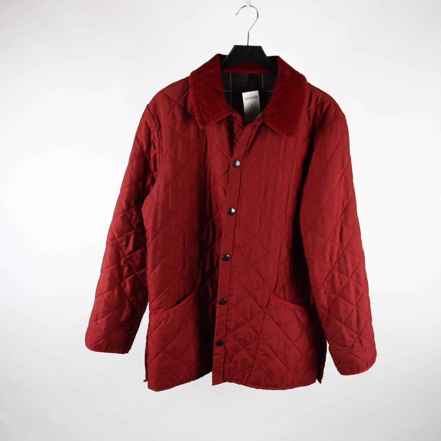 Vårjacka, Barbour, vinröd, quiltad, stl. S