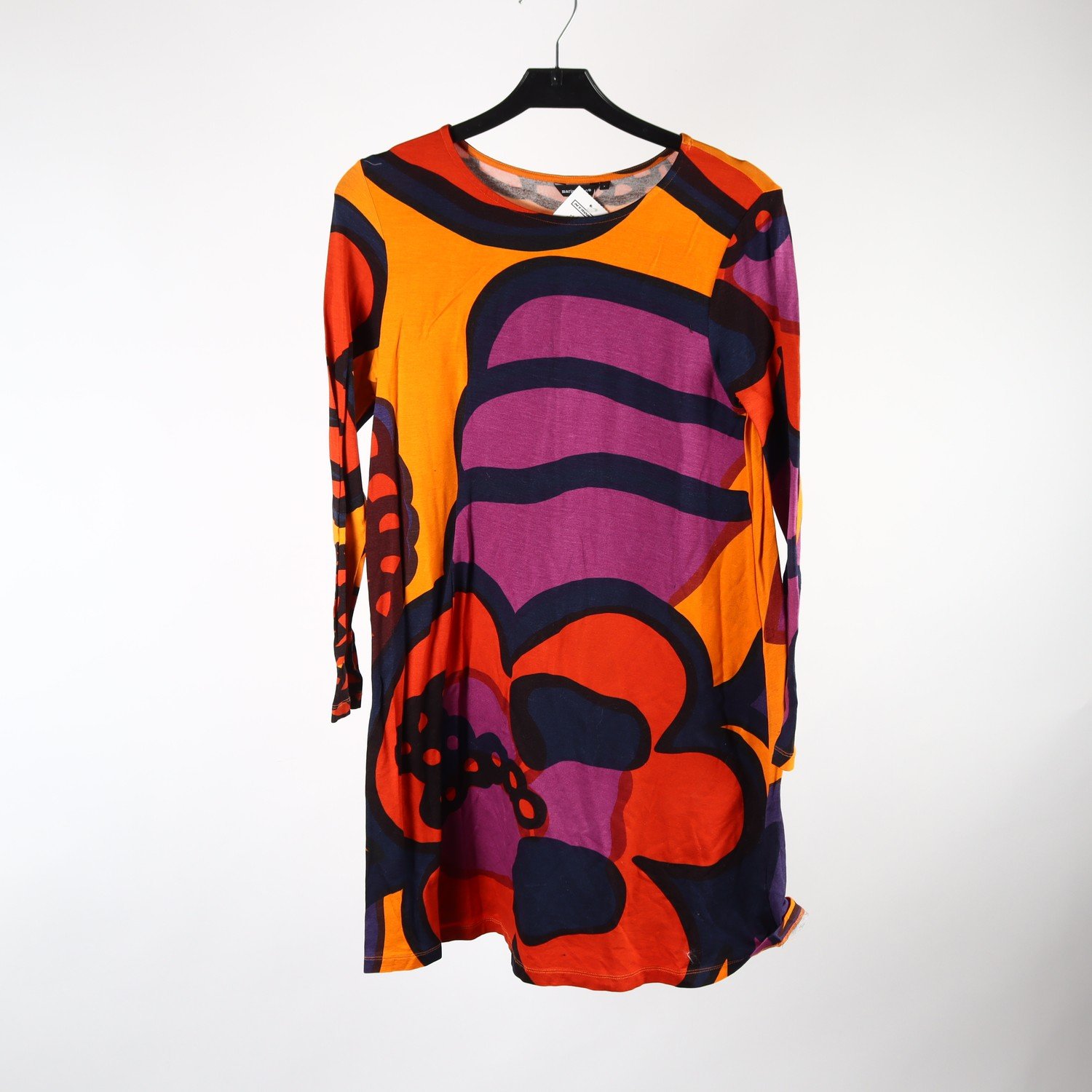 Klänning, Marimekko, orange, lila, stl. S