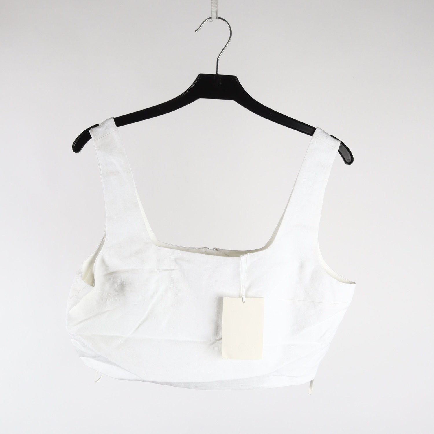 Top/linne, COS, vit, stl. 40