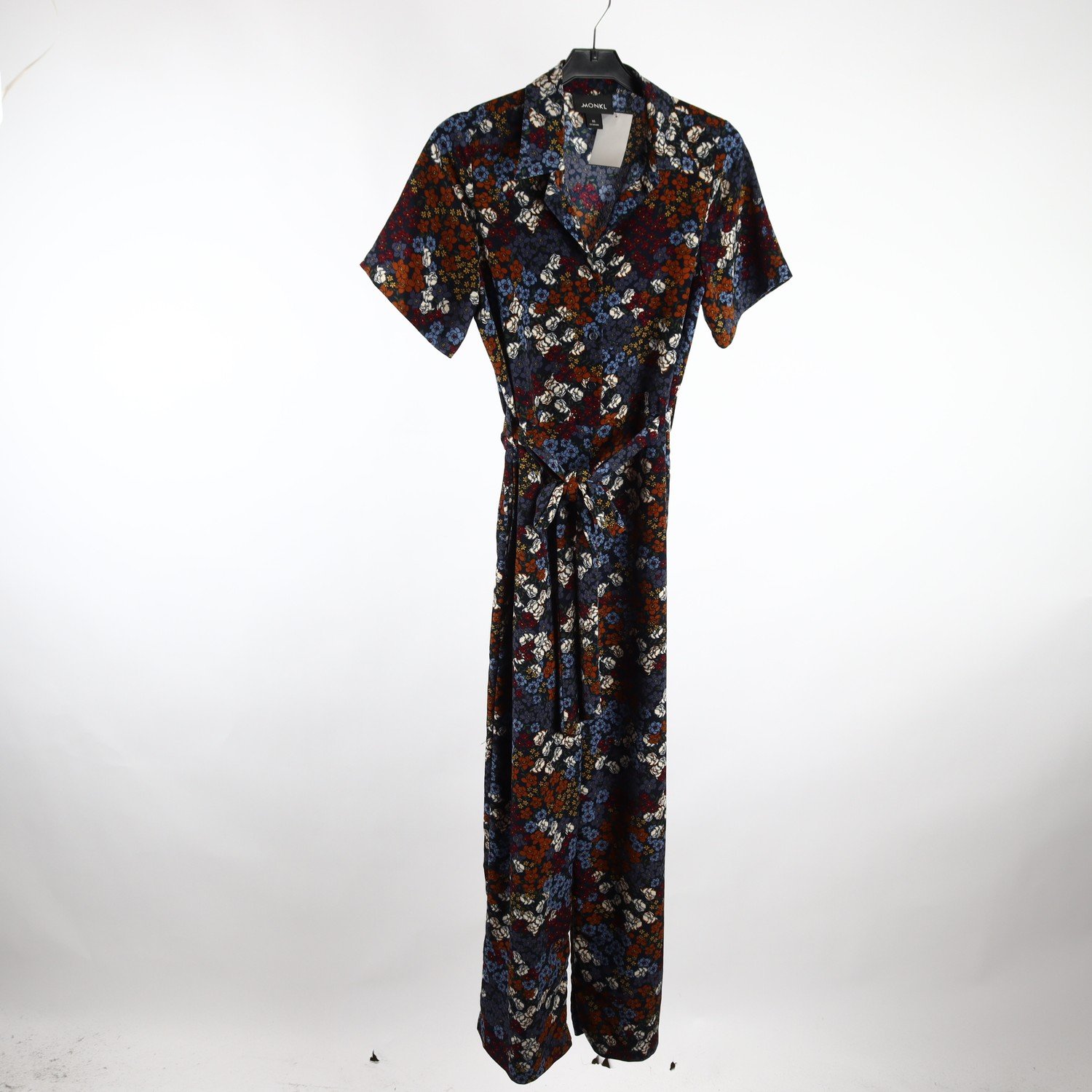 Byxdress, Monki, blommig, stl. XS