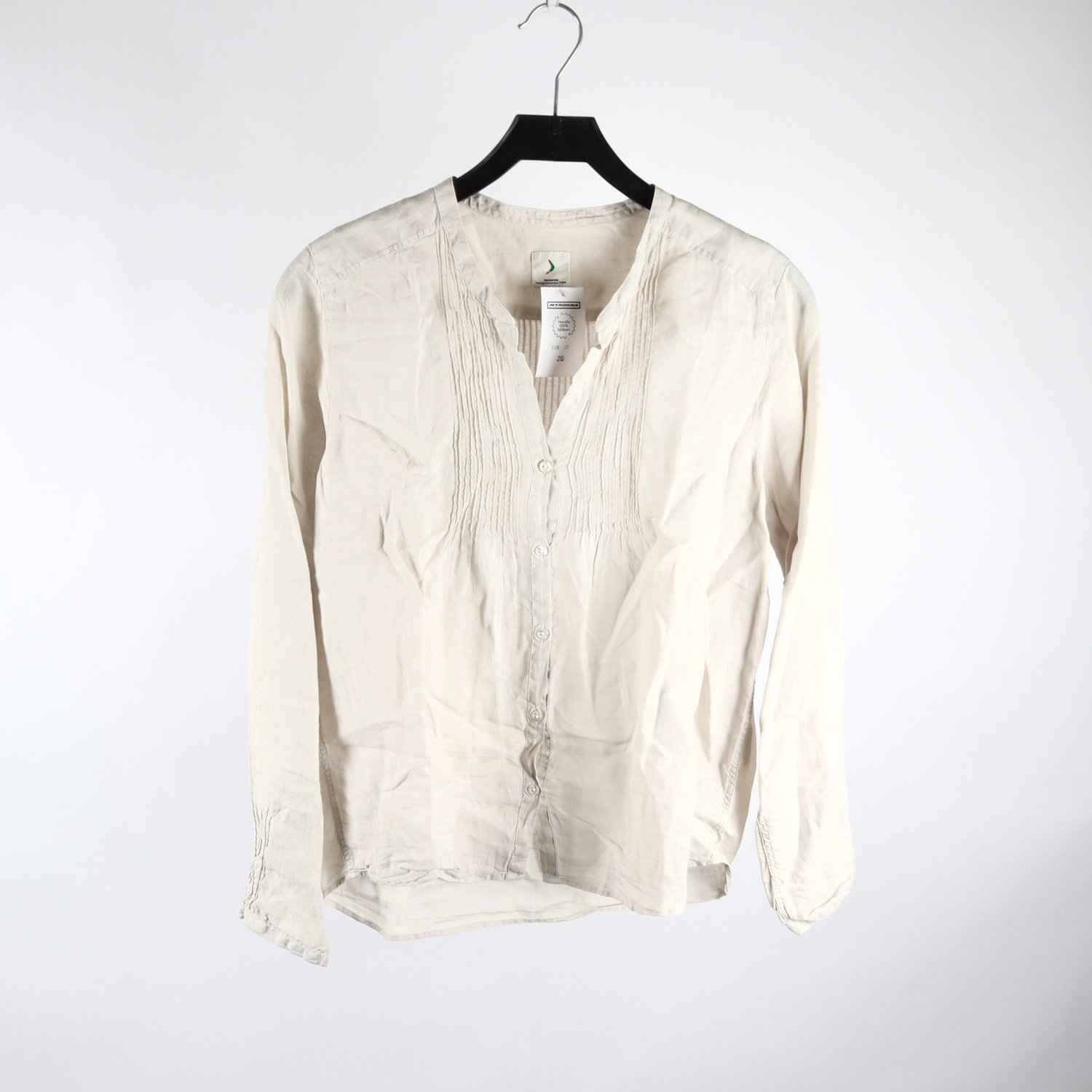 Blus, Boomerang, beige, stl. 36