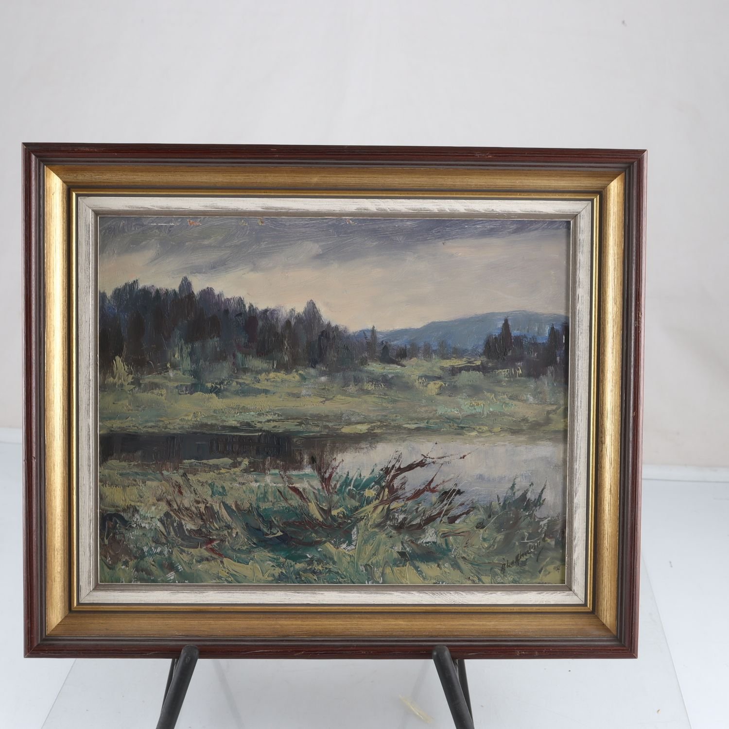 Olja på pannå, Åke Ahnlund, (1896-1955), signerad. Samfraktas ej.