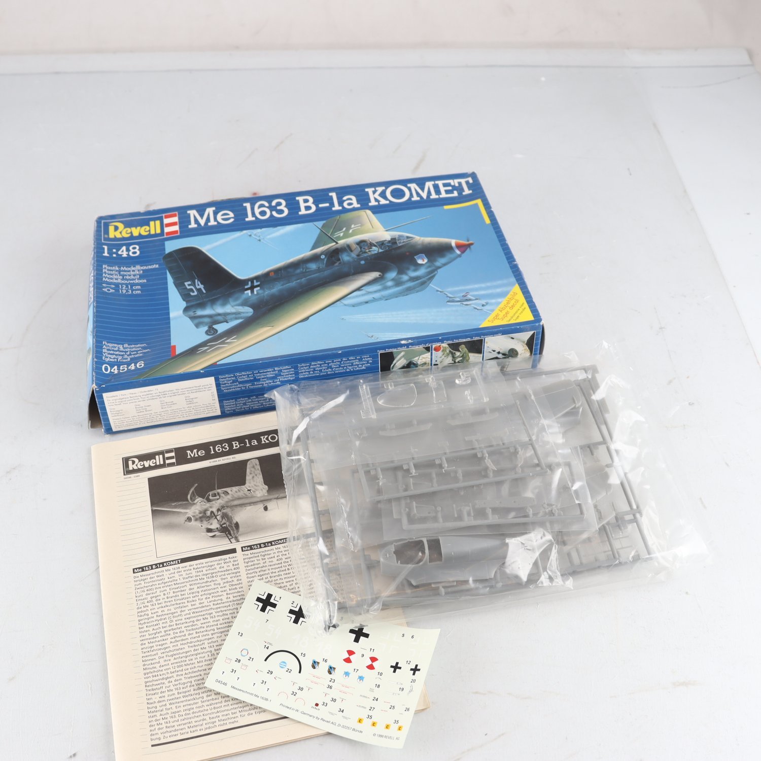 Byggsats, Komet 163 bla,revell.