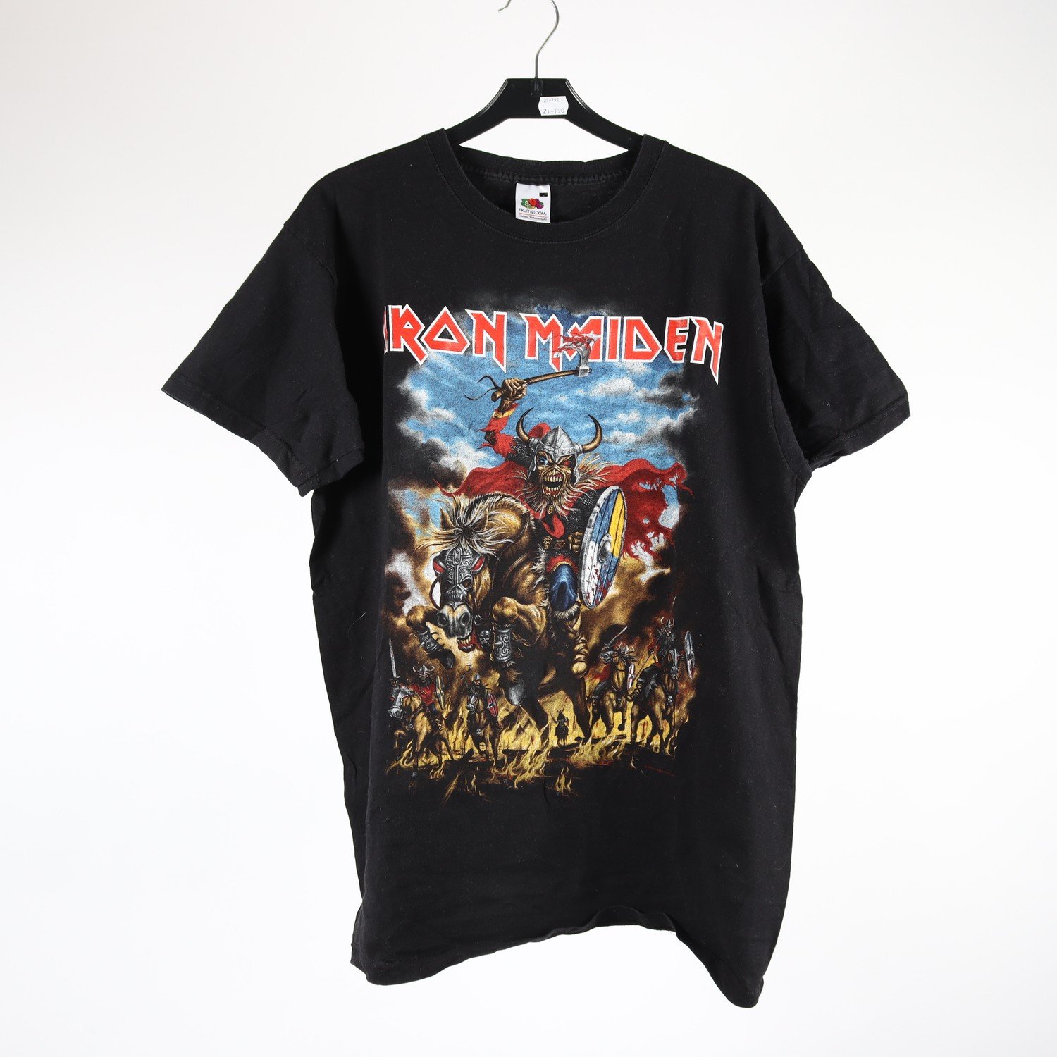 T-shirt, Fruit of the Loom Iron Maiden England 2013, stl. XL