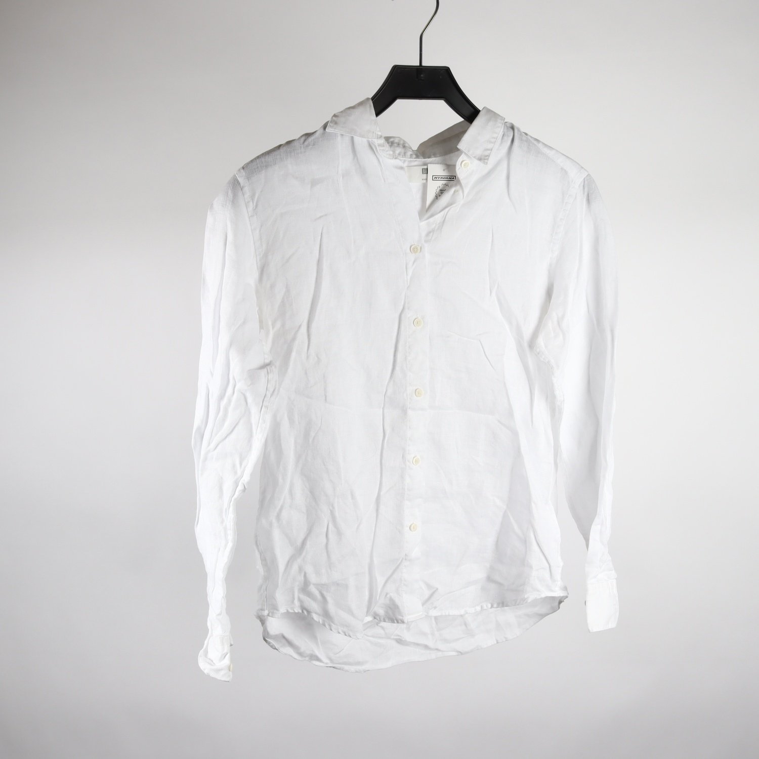 Blus, Uniqlo, vit, stl. S