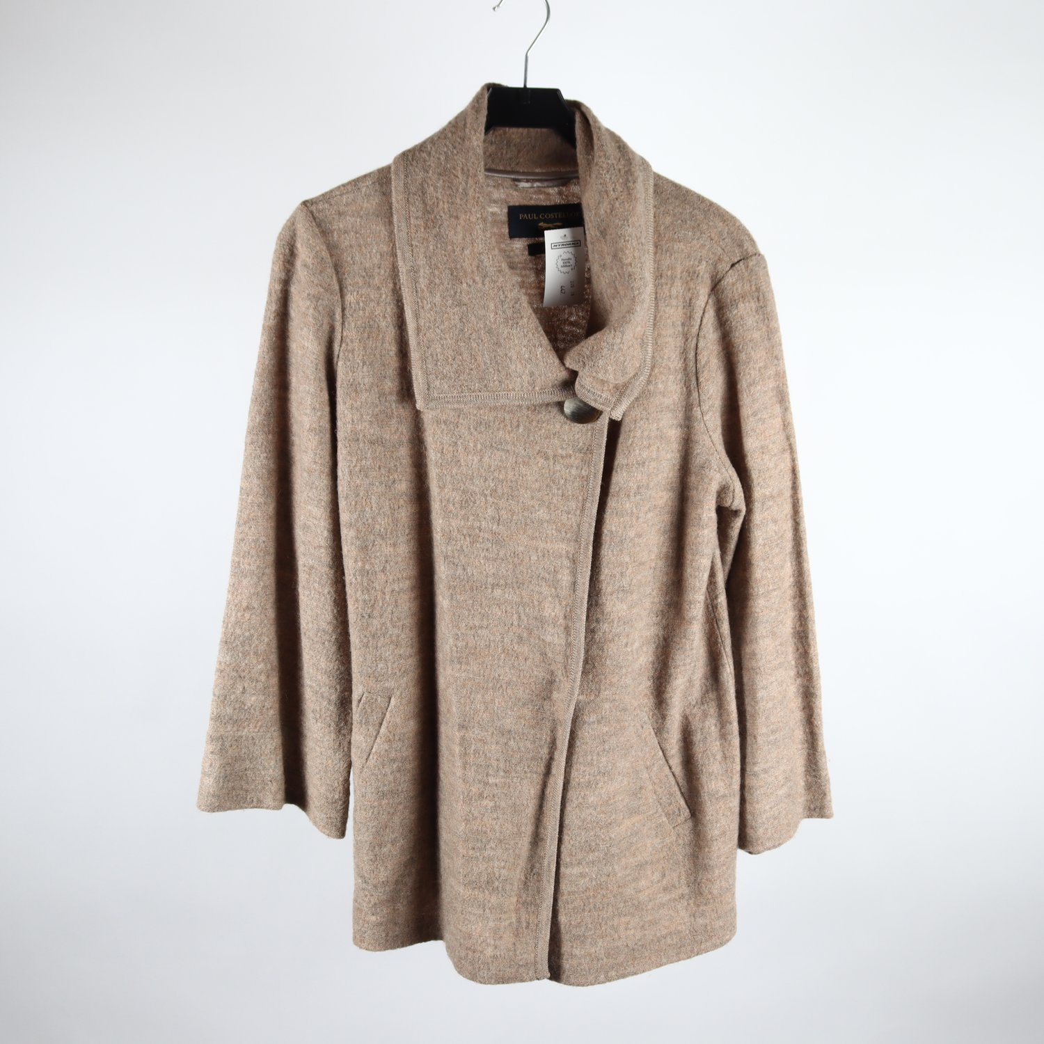 Kofta, Paul Costelloe, beige, ull, stl. L