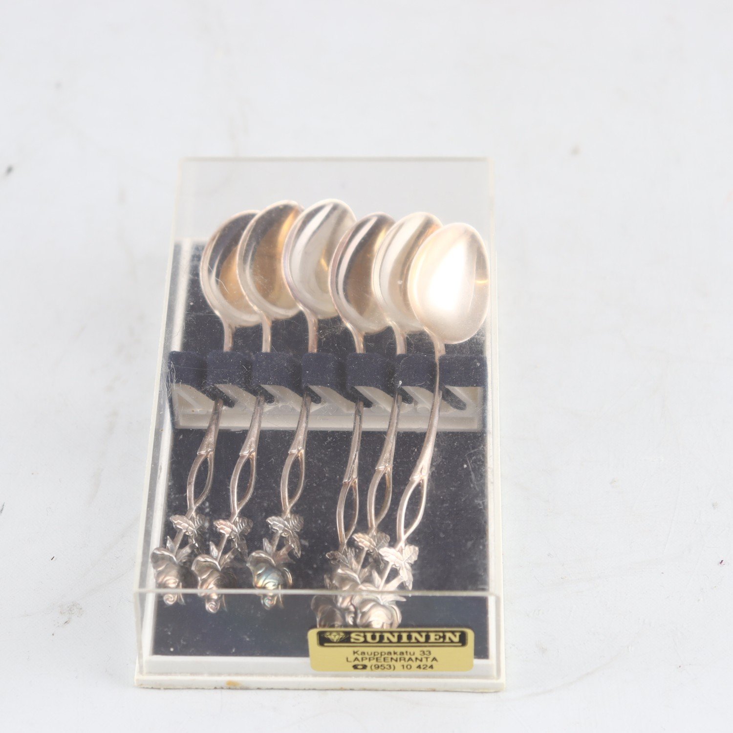 Kaffeskedar, silver, 830, Auran Kultaseppä Oy, Åbo, 1985