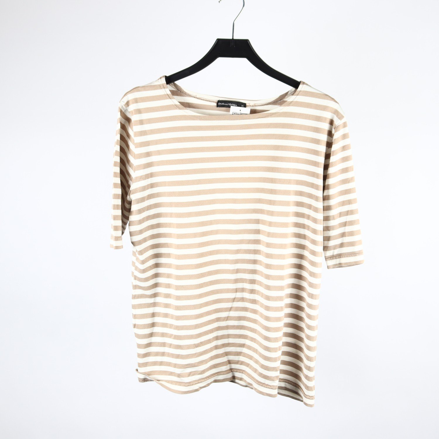 Tröja, Gudrun Sjödén, randig, vit, beige, stl. XL
