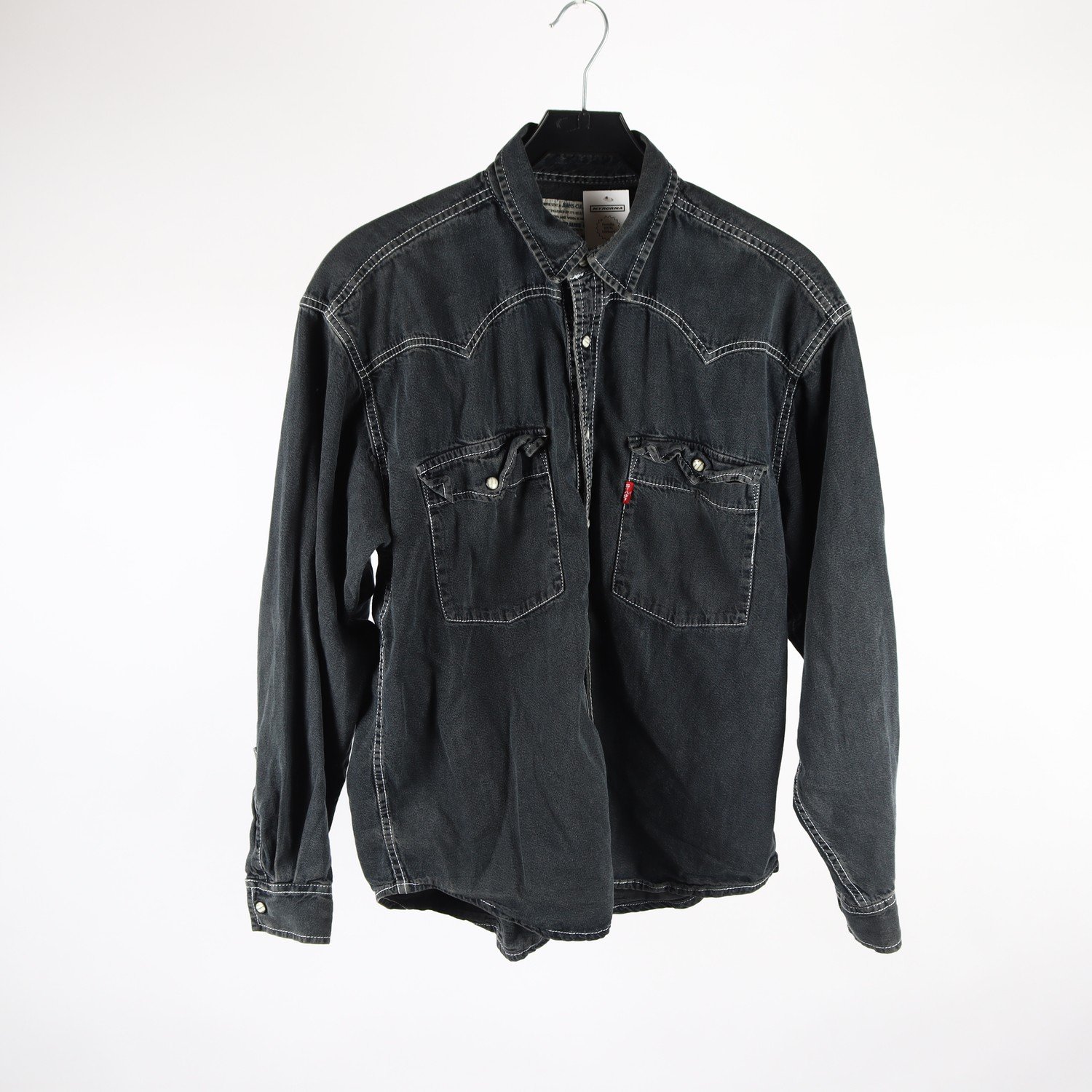 Skjorta, vintage, Levis, svart, stl. M