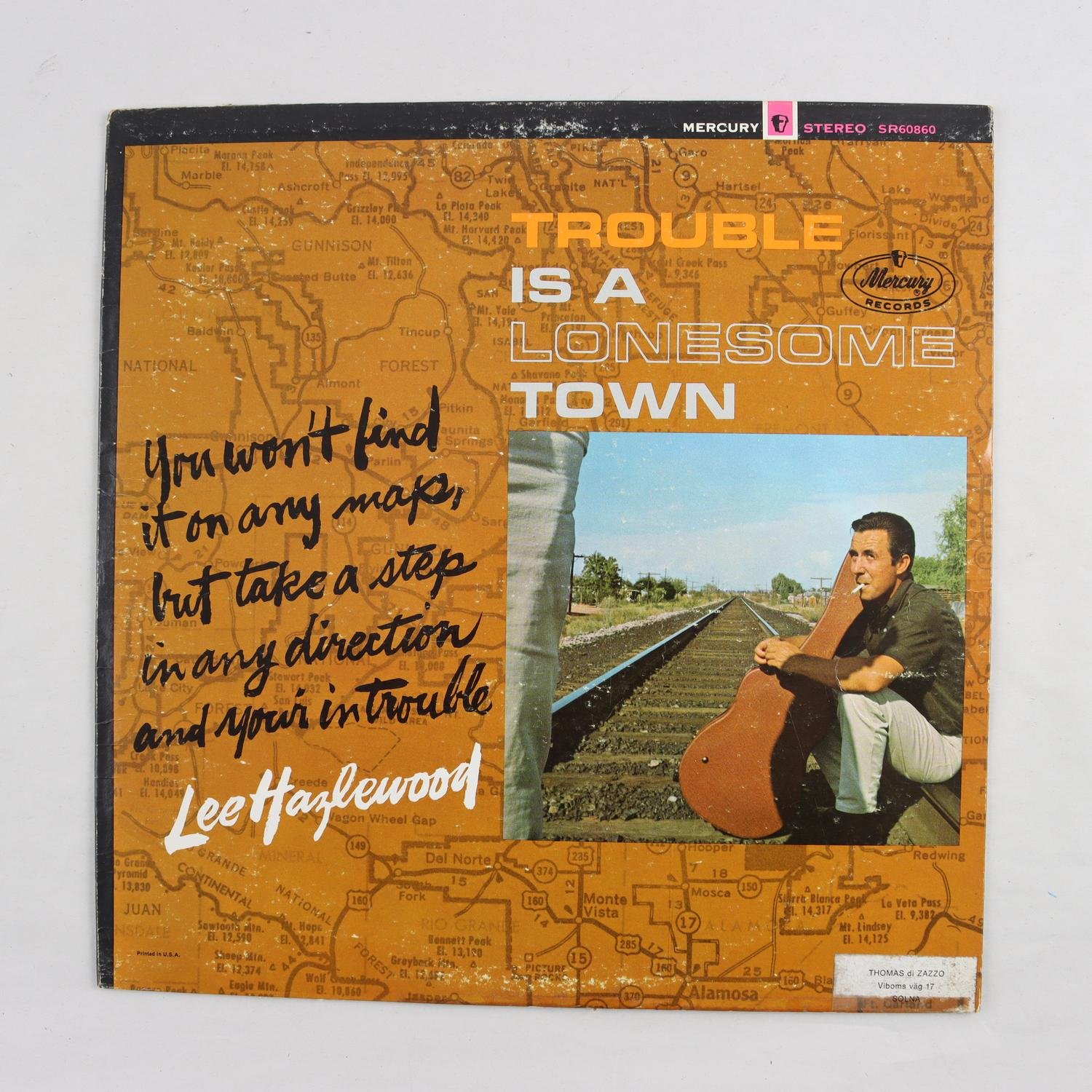 LP Lee Hazlewood, Trouble Is A Lonesome Town