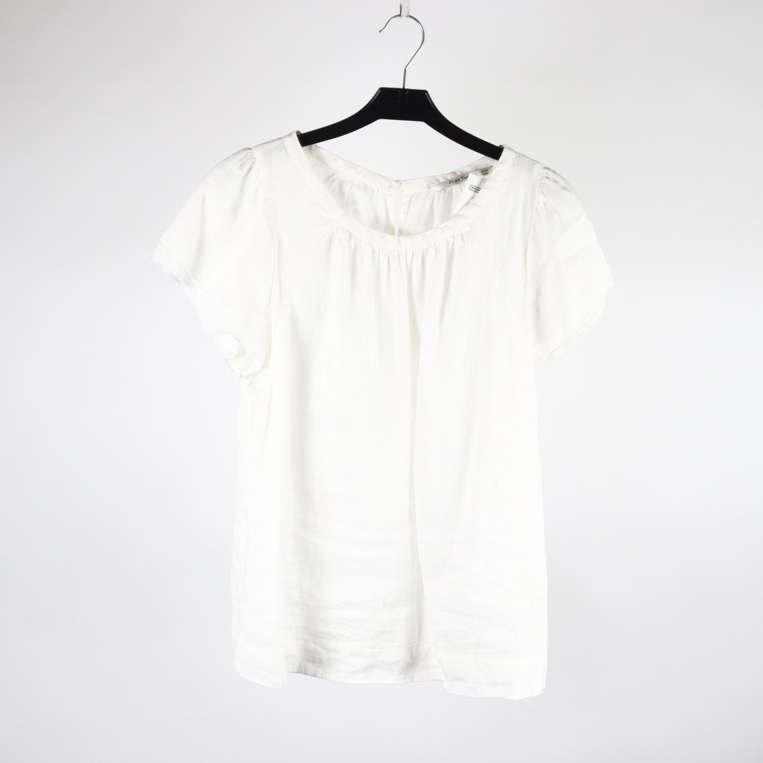 Blus, Part Two, vit, lin, stl. 36