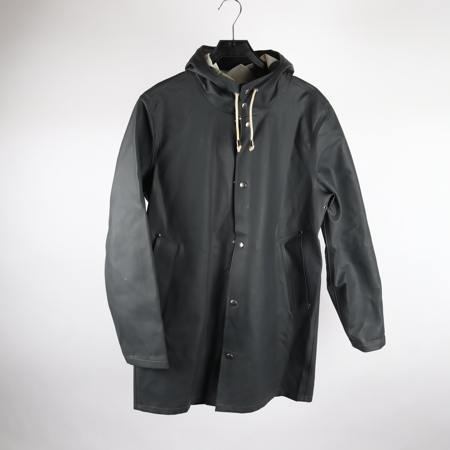 Regnjacka, Stutterheim, grå, stl. S