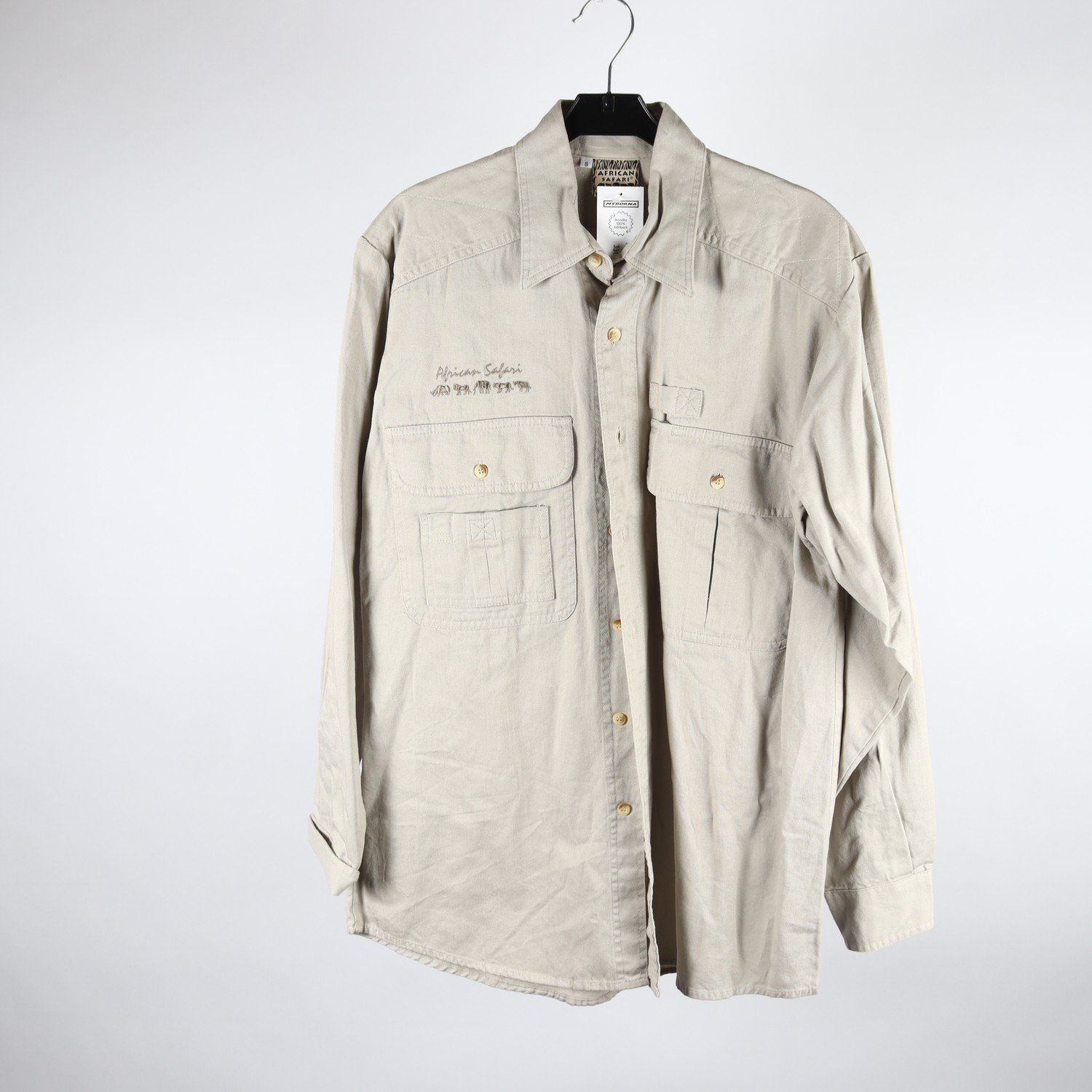Skjorta, African Safari, beige,stl. S
