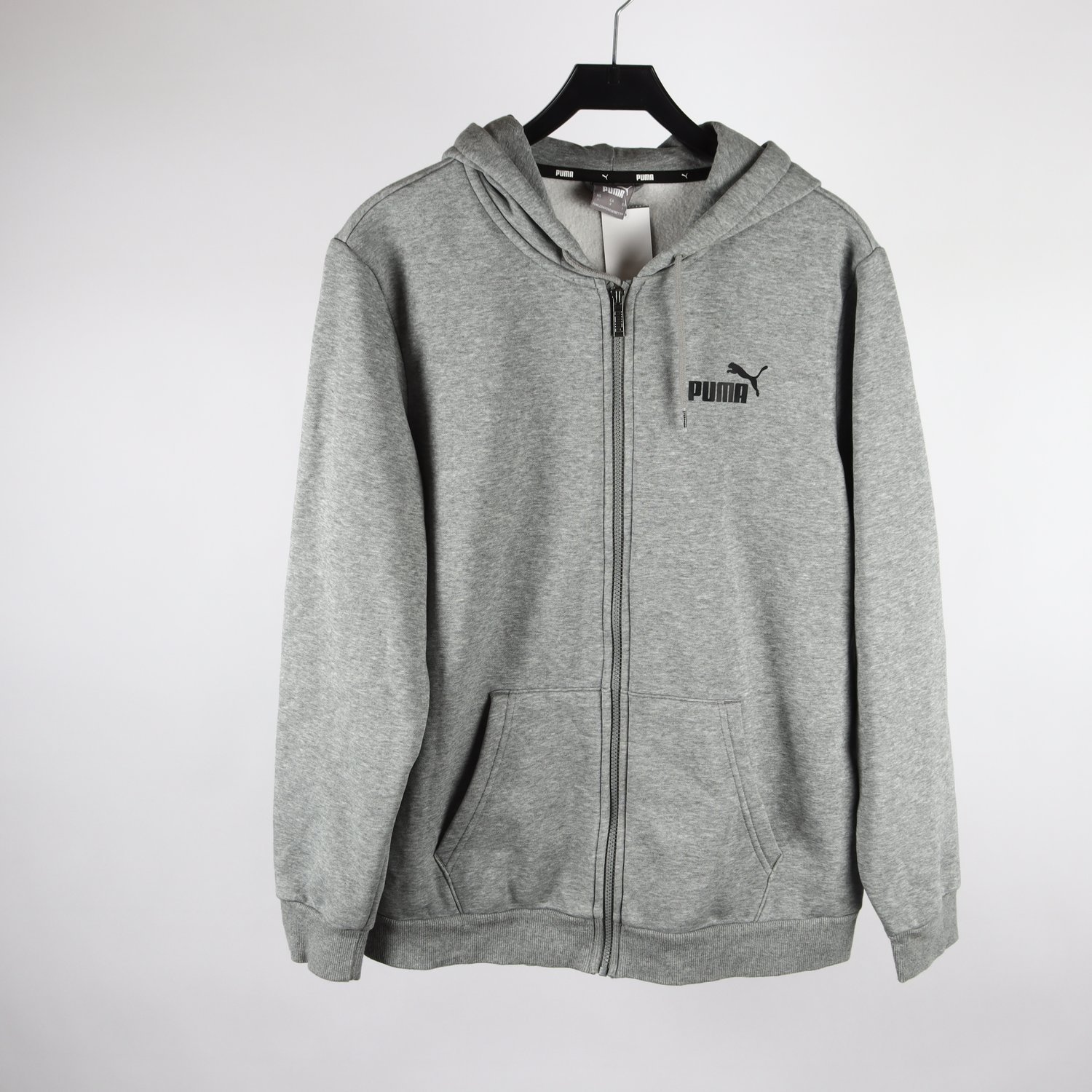 Huvtröja, Puma, grå, stl. L