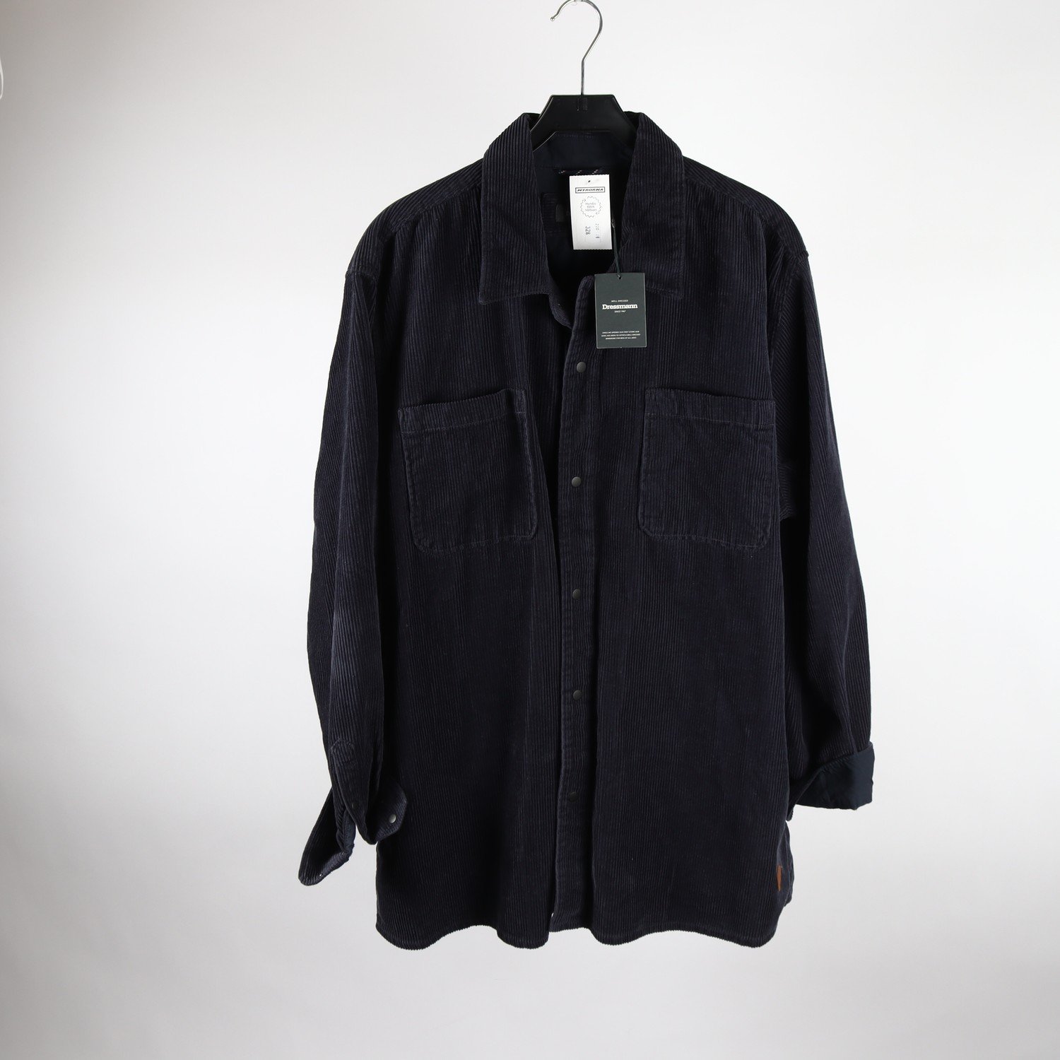 Skjorta, Dressman, blålila, manchester, stl. 3XL