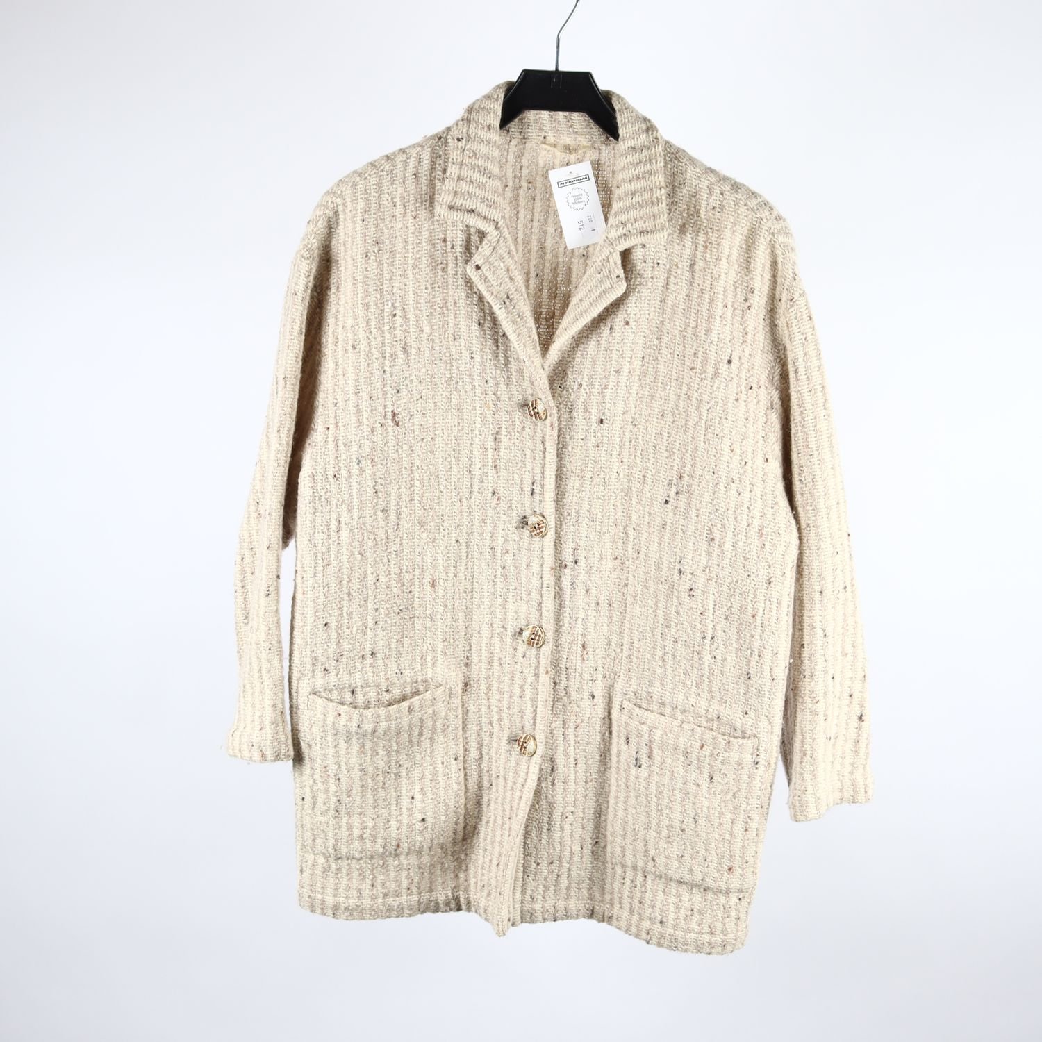 Kofta, Ouiset, beige, ull, stl. 38
