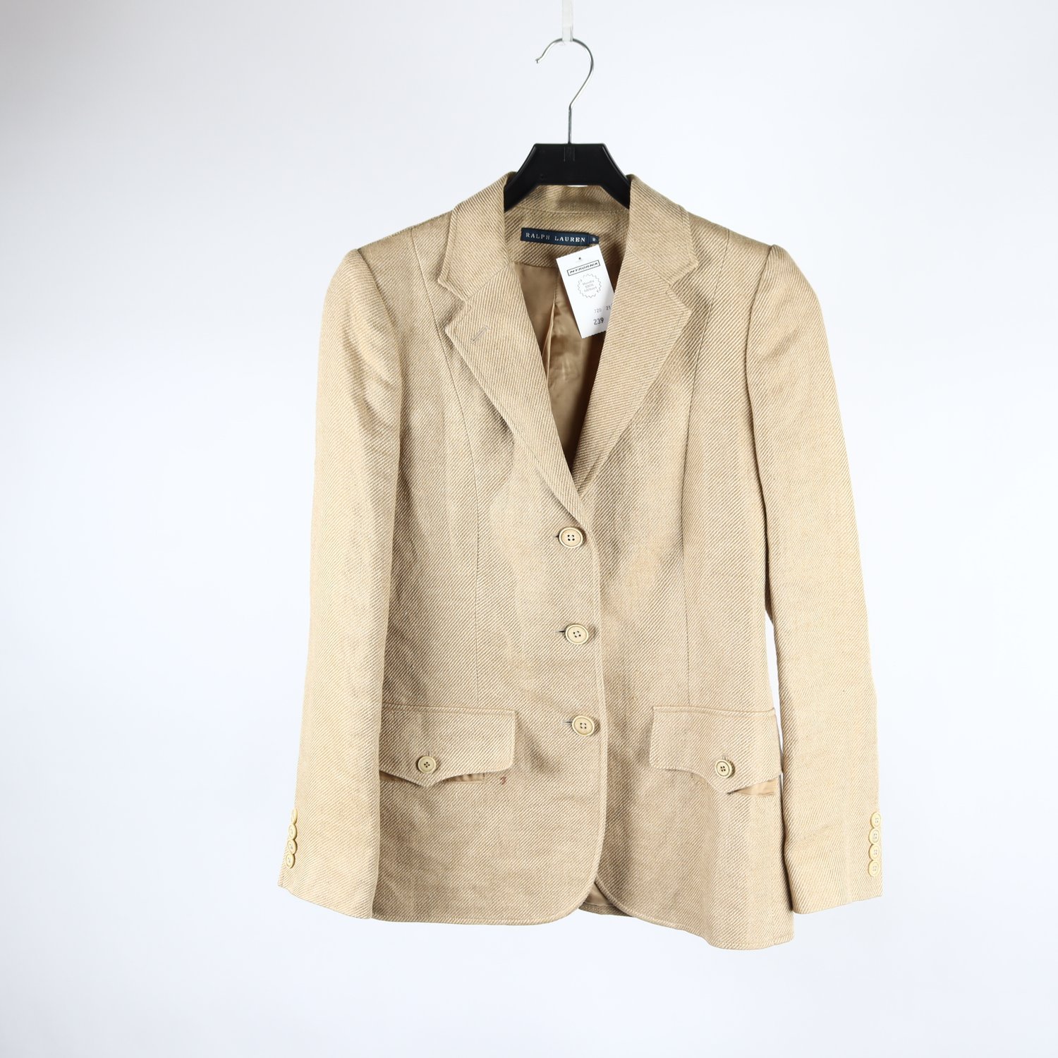 Kavaj, Ralph lauren, beige, stl. 8 (M)