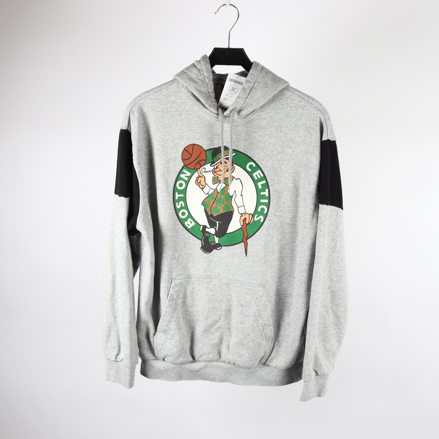 Hoodie, Boston Celtic, grå, stl. M