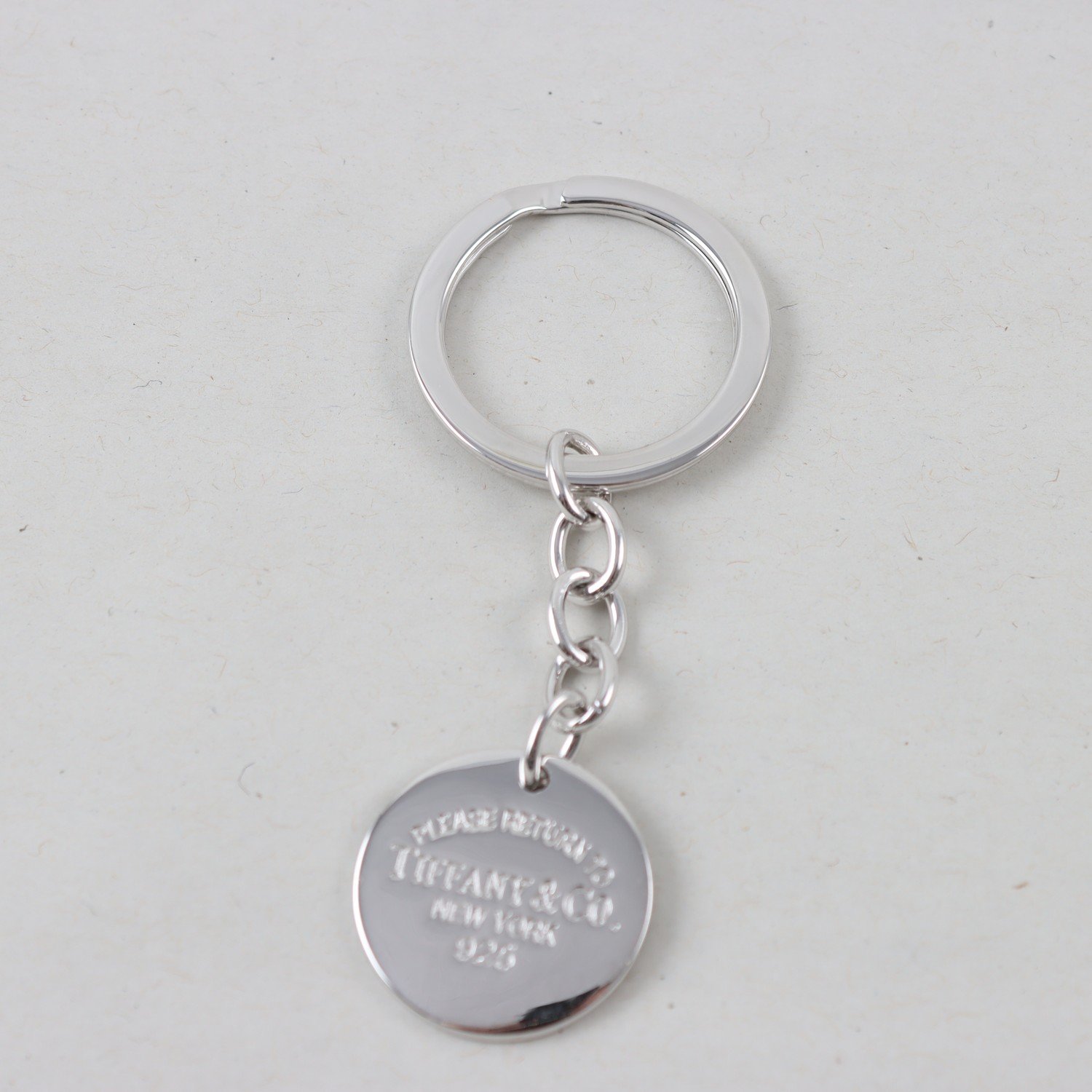 Nyckelring, Tiffany&Co, silver, vikt: 13,5g