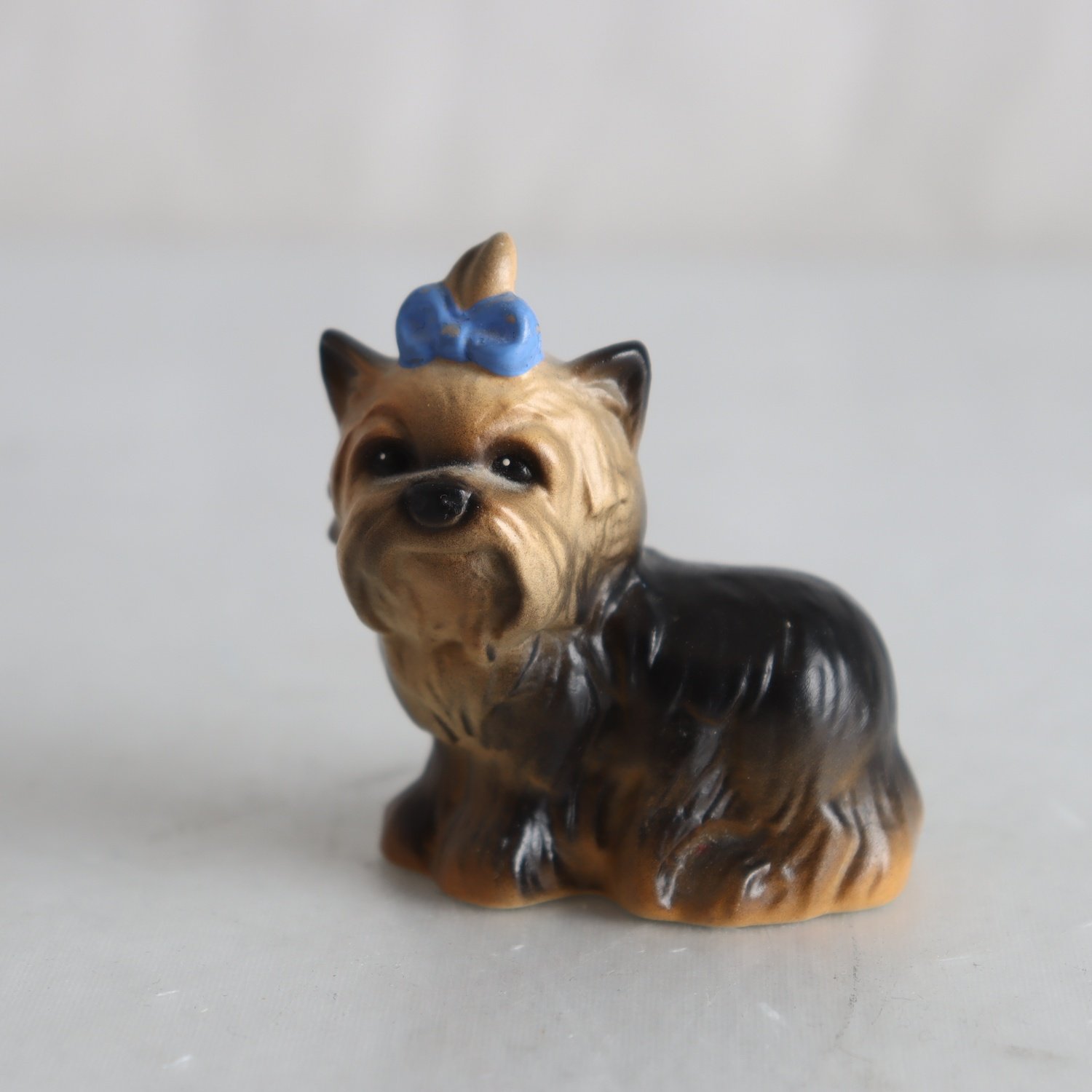Miniatyrfigurin, Yorkshireterrier, Goebel, Västtyskland