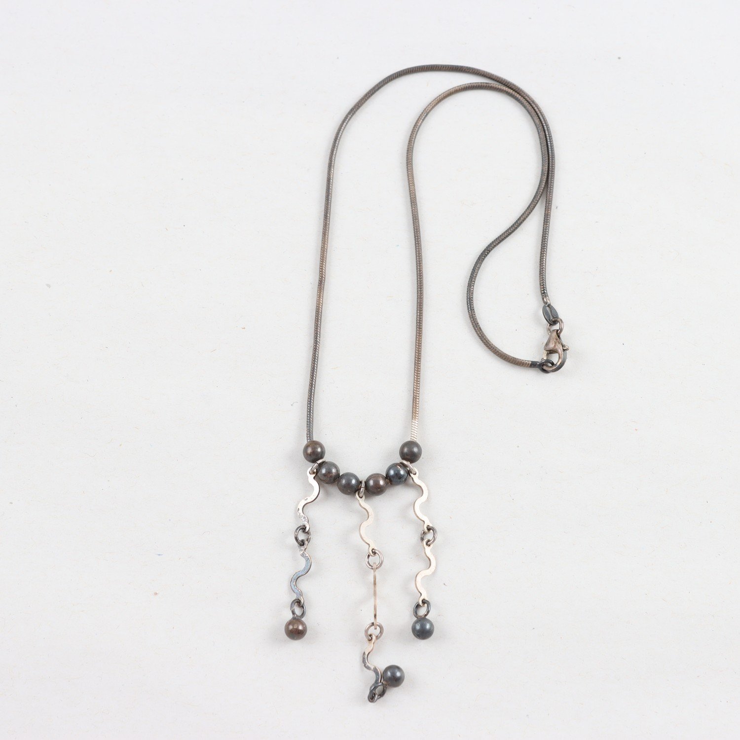 Halsband & Hänge, Silver, Kulor, Brv: 12,2g