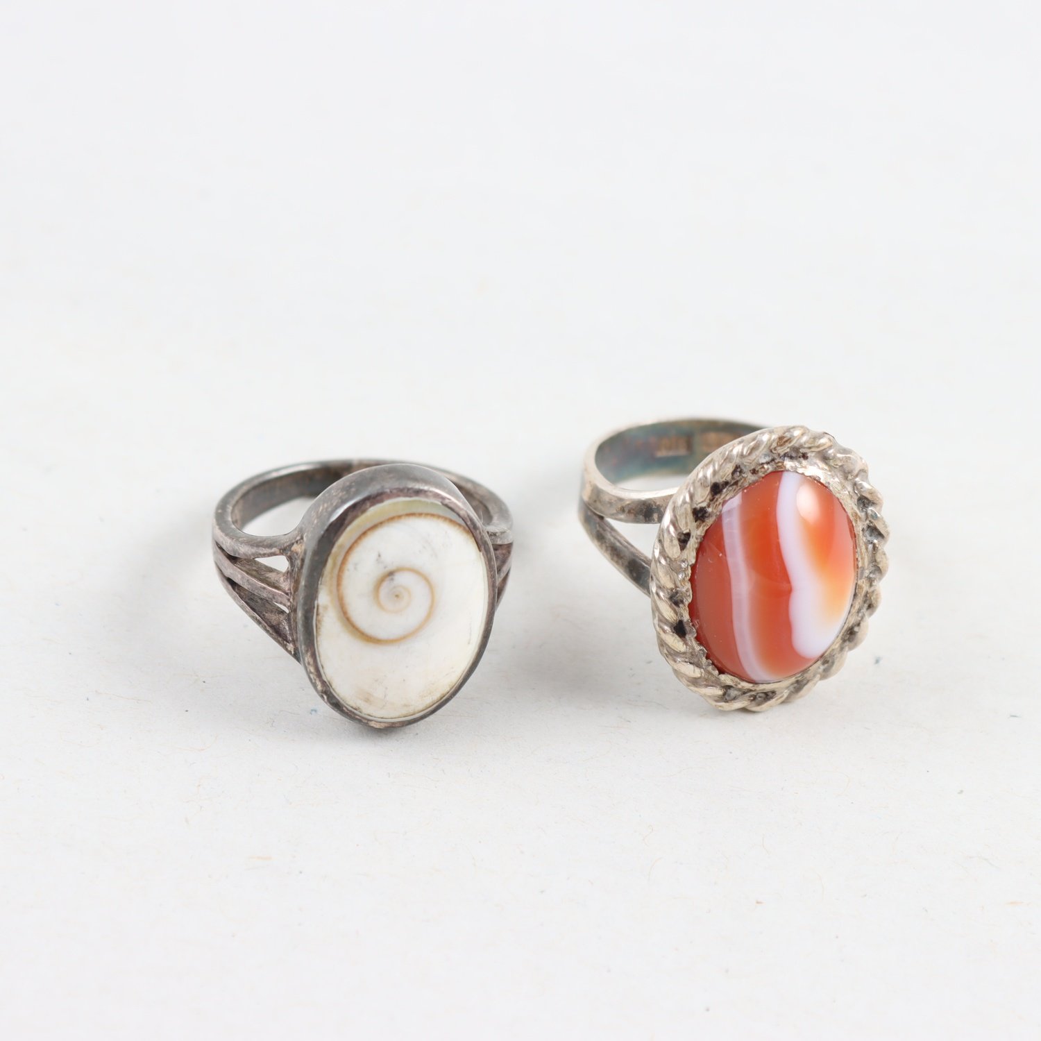 Ringar, Silver, Stenar, Brv: 12,7g