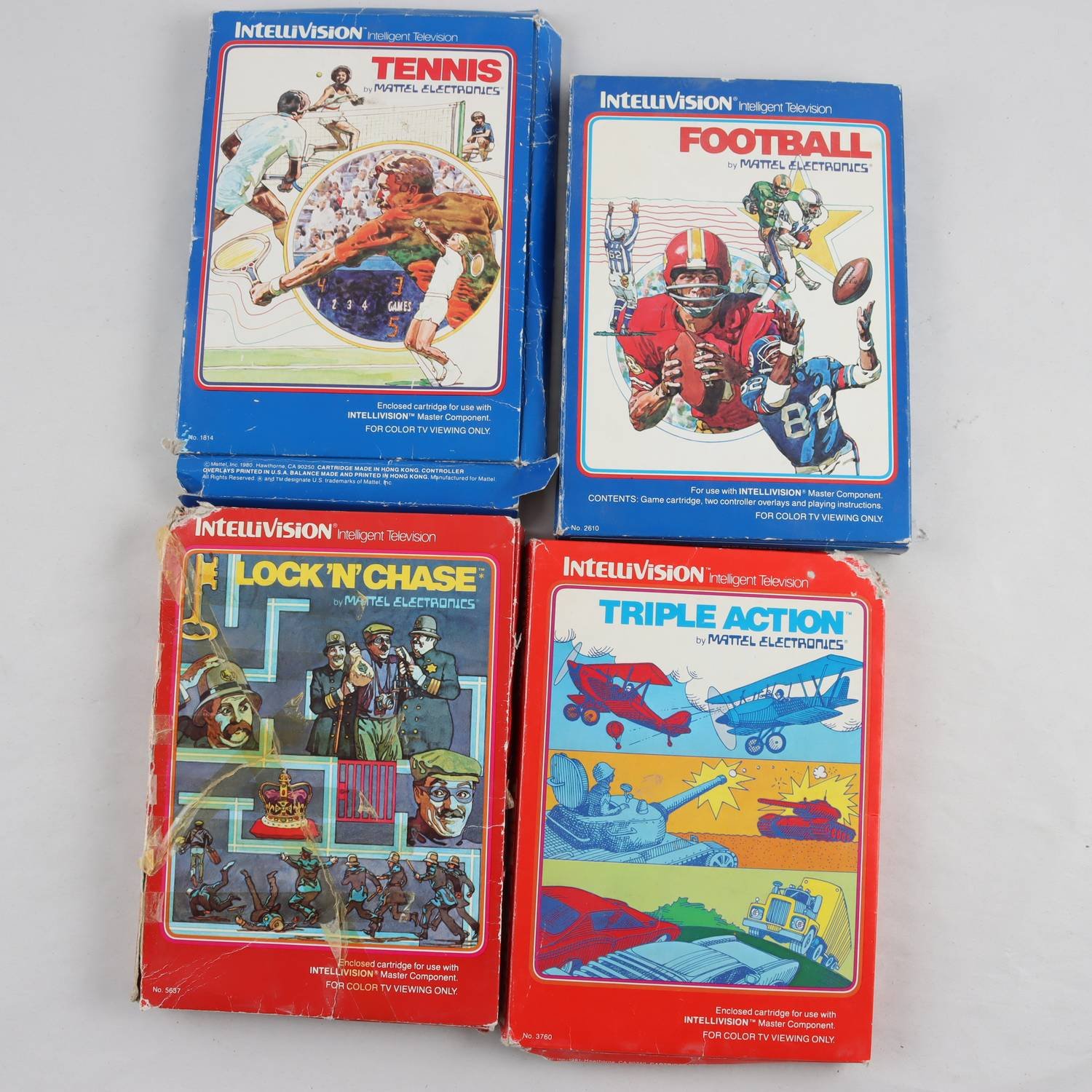 Spel Intellivision, 4 titlar