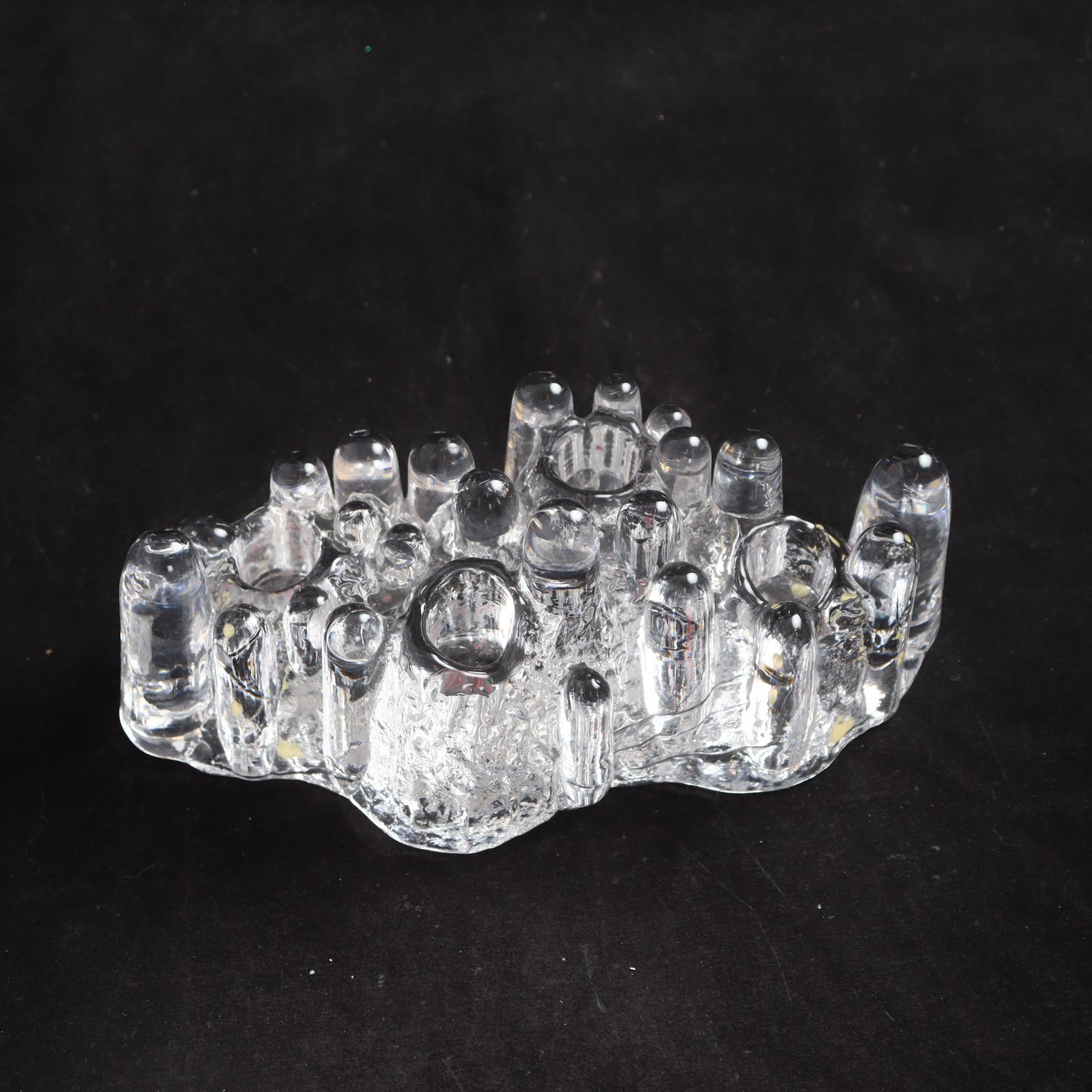 Ljusstake, Kosta Boda, ”Polar”, Göran Wärff, glas. Samfraktas ej.