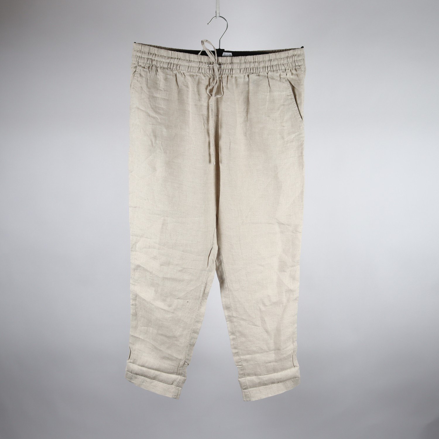 Byxa, H&M, 100% lin, stl. L