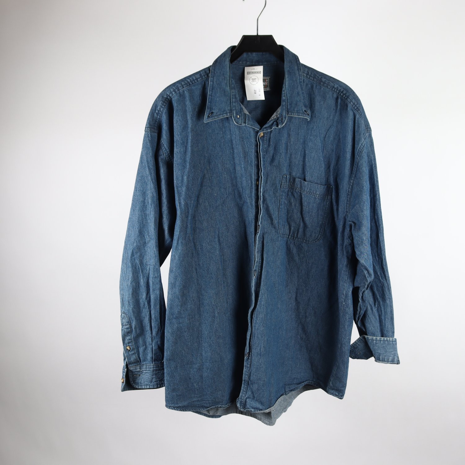 Jeansskjorta, Mac One, blå, stl. XL