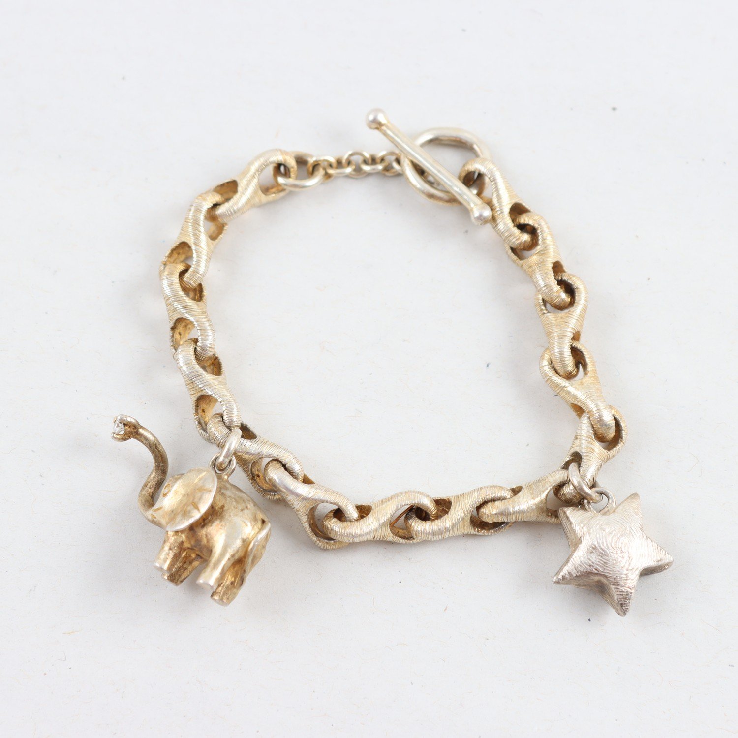Armband, Silver, Berlocker, Vikt: 32,7g