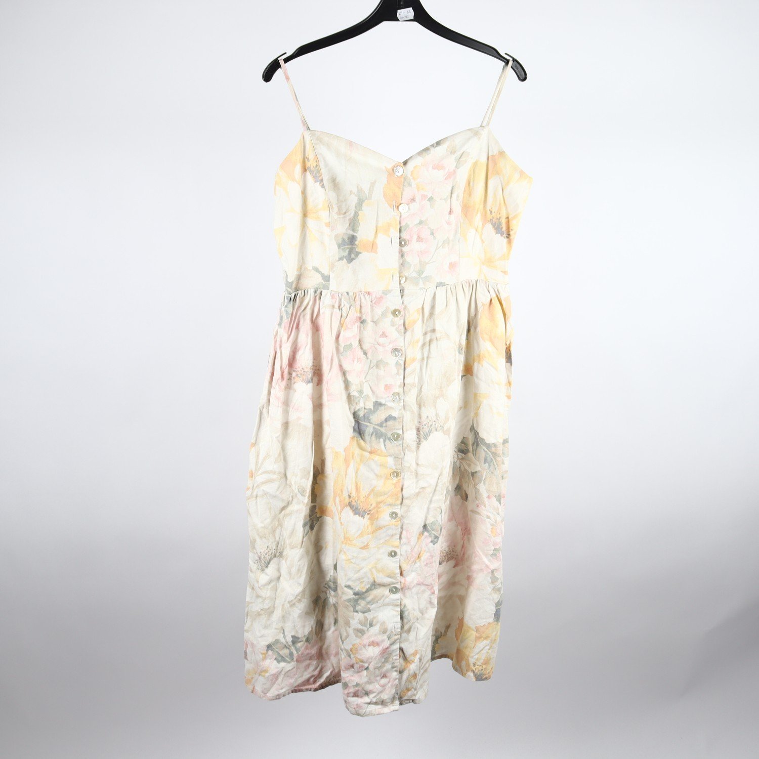 Klänning, H&M, linblandning, stl. 40
